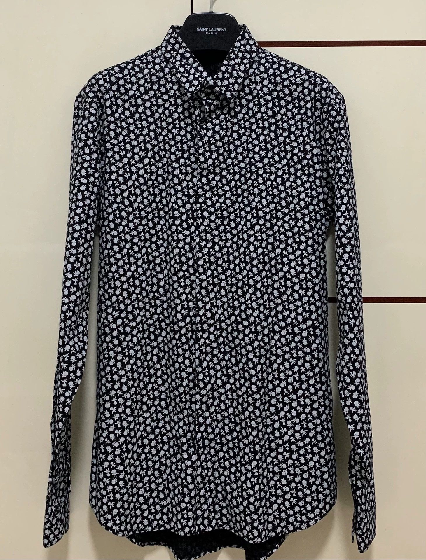 Dior Dior Homme 16FW Roses All Over Print Shirt 39 Size US M / EU 48-50 / 2 - 1 Thumbnail