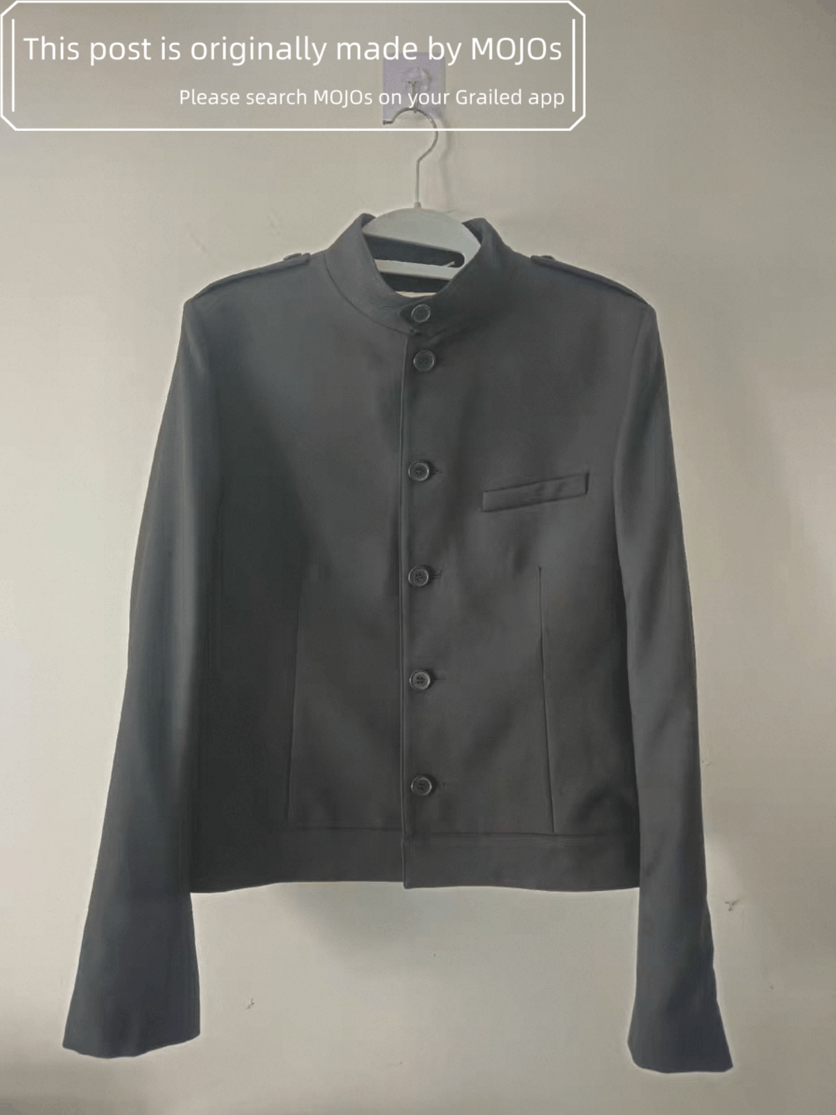 Saint Laurent Paris Sz 48 Saint Laurent Paris Mid Collar Military Jacket mojos06 Size US M / EU 48-50 / 2 - 1 Thumbnail