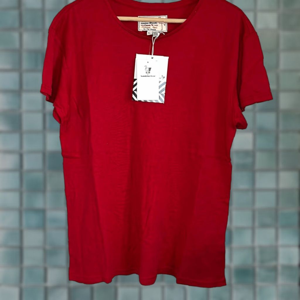 Vintage Sandrine Rose T-Shirt Women Red Short Sleeve L NEW Shirt Womens Red Sandrine Rose Rose Shirt L Womens Size L / US 10 / IT 46 - 1 Thumbnail