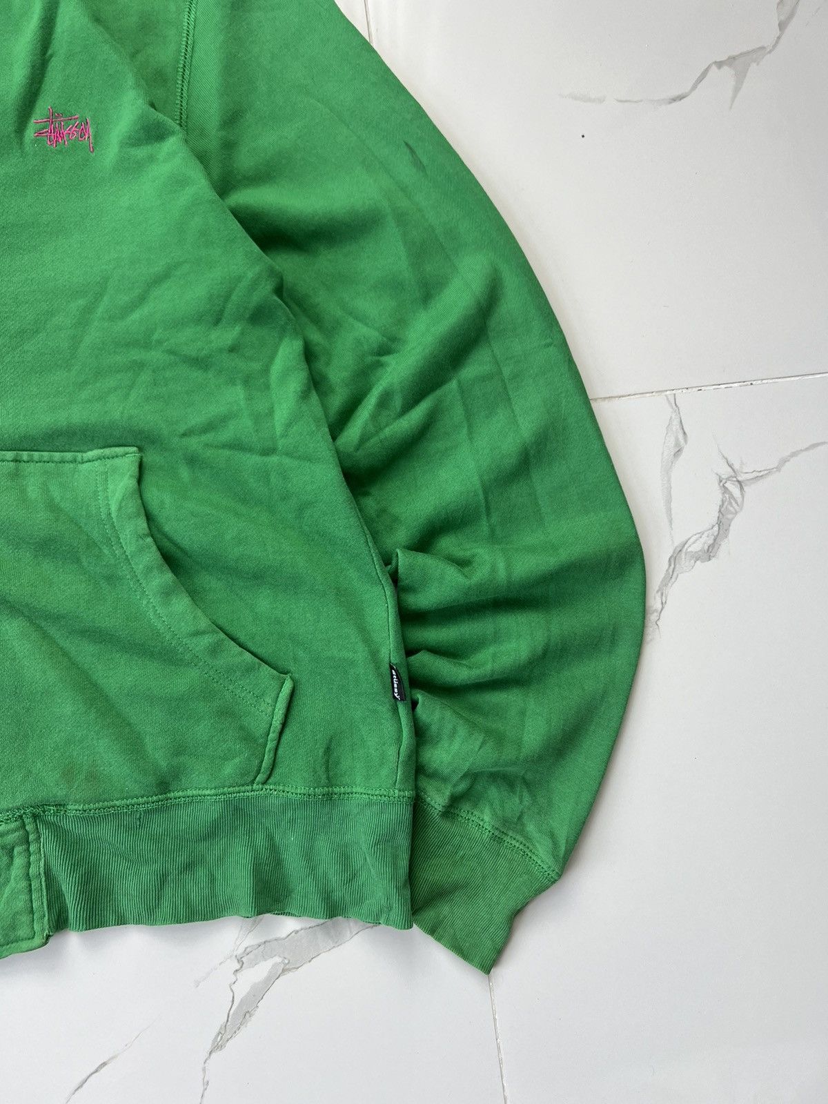 Stussy × Vintage 00’s STUSSY AUTHENTIC ZIP HOODIE Y2K SMALL LOGO RARE Size US S / EU 44-46 / 1 - 2 Thumbnail
