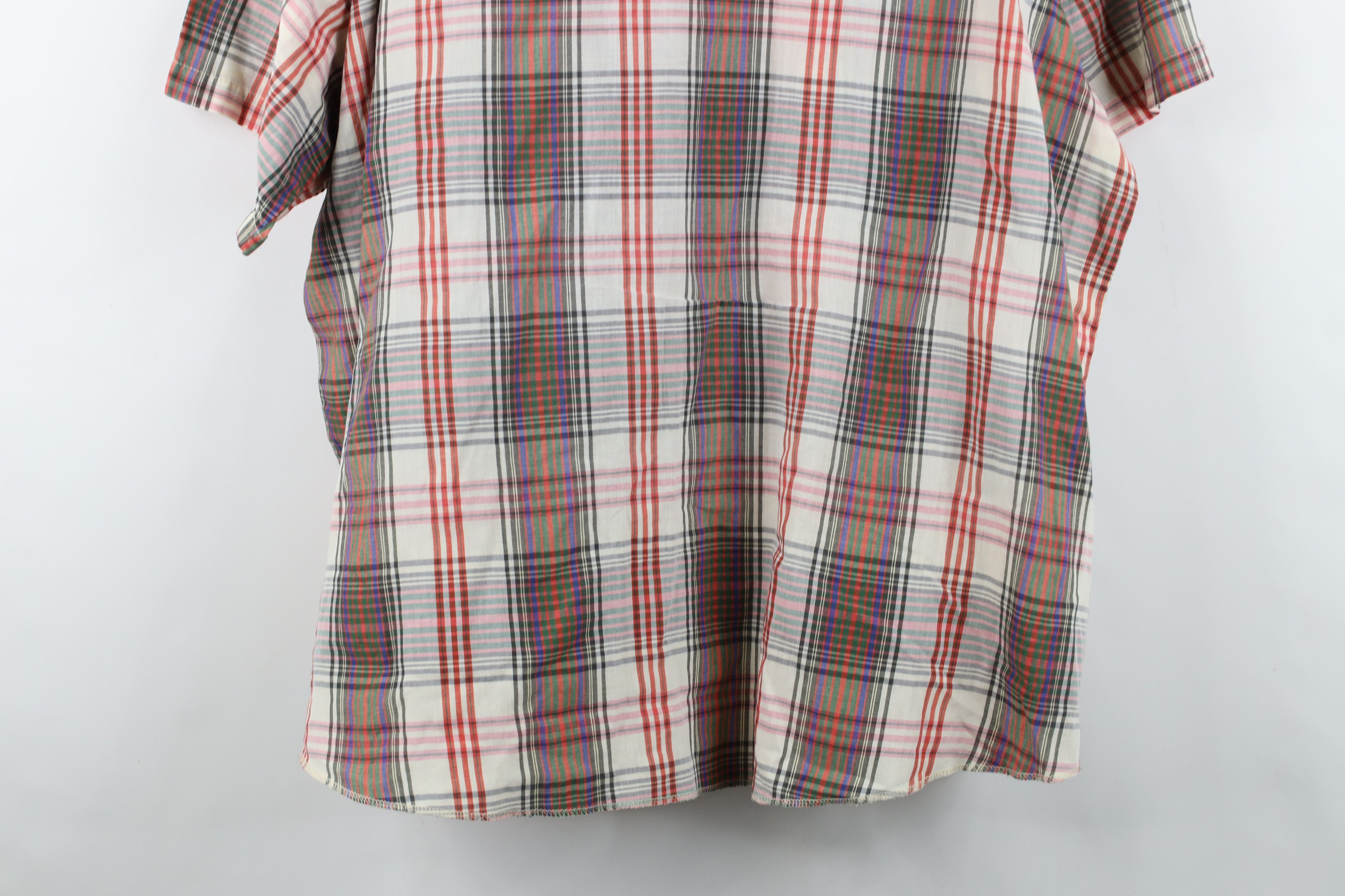 Wrangler Vintage 90s Wrangler Plaid Western Cowboy Button Shirt Size US XXL / EU 58 / 5 - 13 Thumbnail
