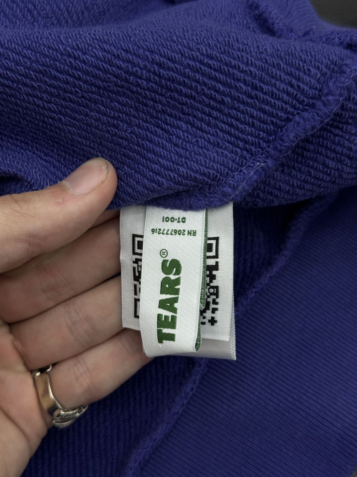 DENIM TEARS Denim Tears BLUE 2025 Cotton Wreath Hoodie XL (NEW) Size US XL / EU 56 / 4 - 7 Thumbnail