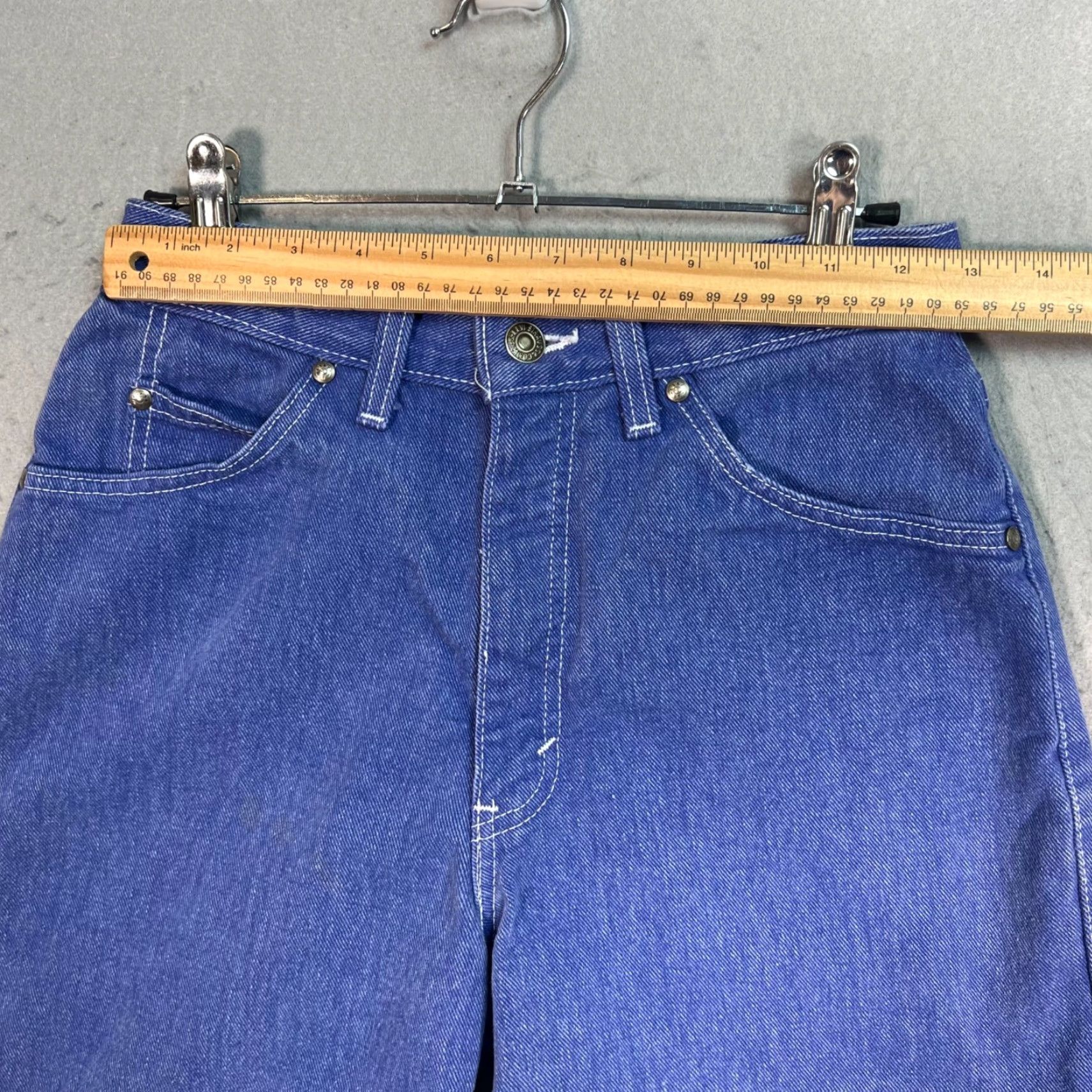 Levi's VINTAGE Levi's 900 Series Womens Bermuda Denim Shorts Blue 26in Waist 8in Inseam Size 7 High Rise Denim Jeans Shorts Womens Size 28" / US 6 / IT 42 - 5 Thumbnail