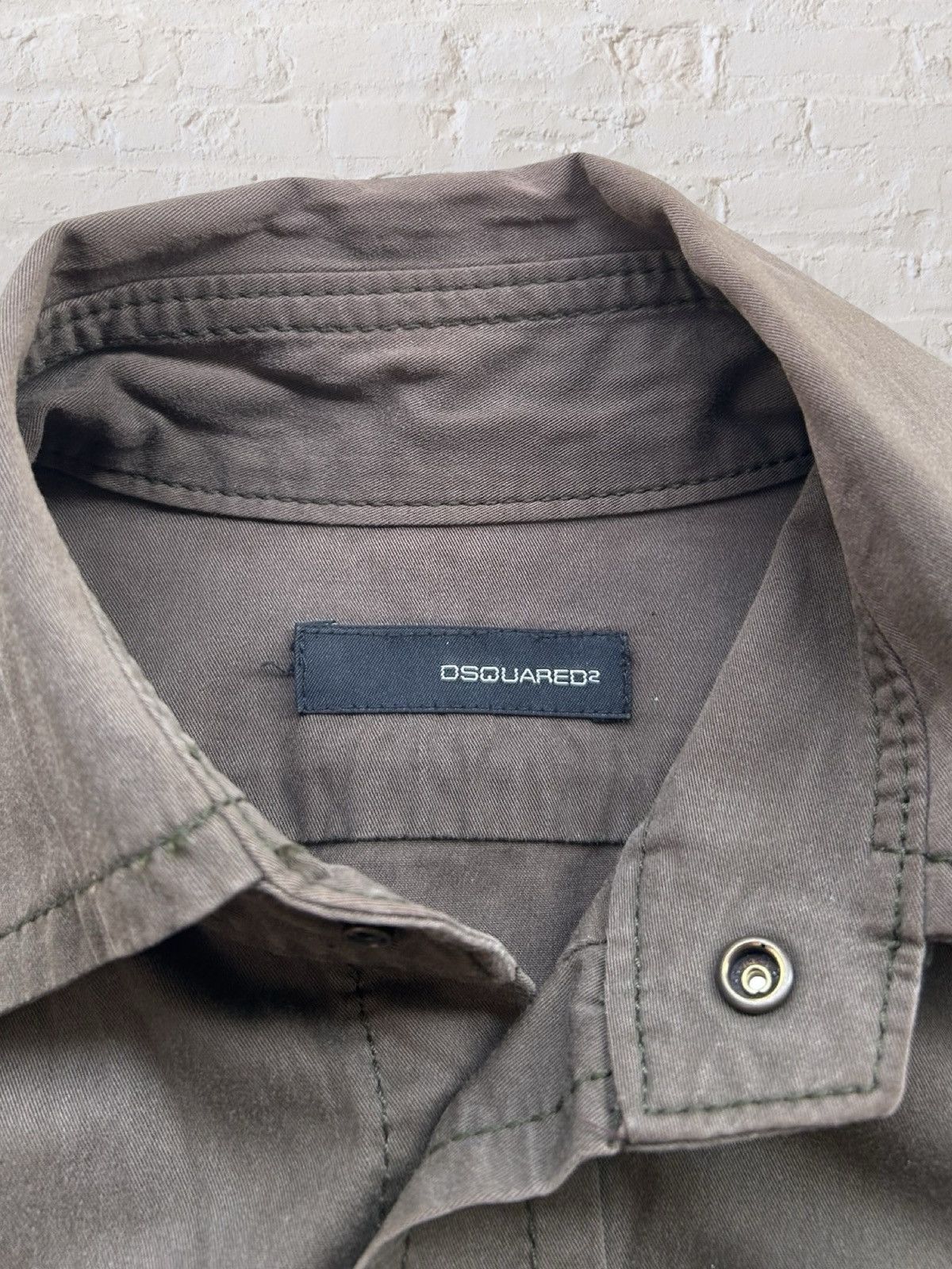 Dsquared2 DSQUARED2 Military Button-up LS Shirt Size US S / EU 44-46 / 1 - 2 Thumbnail