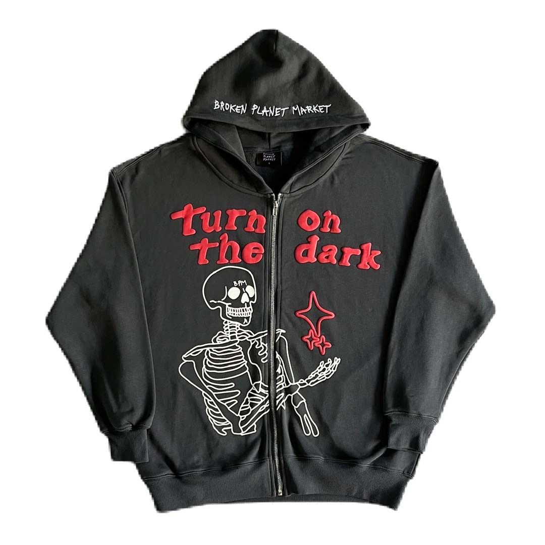 Broken Planet Turn On The Dark Zip Up Hoodie Size US L / EU 52-54 / 3 - 1 Preview