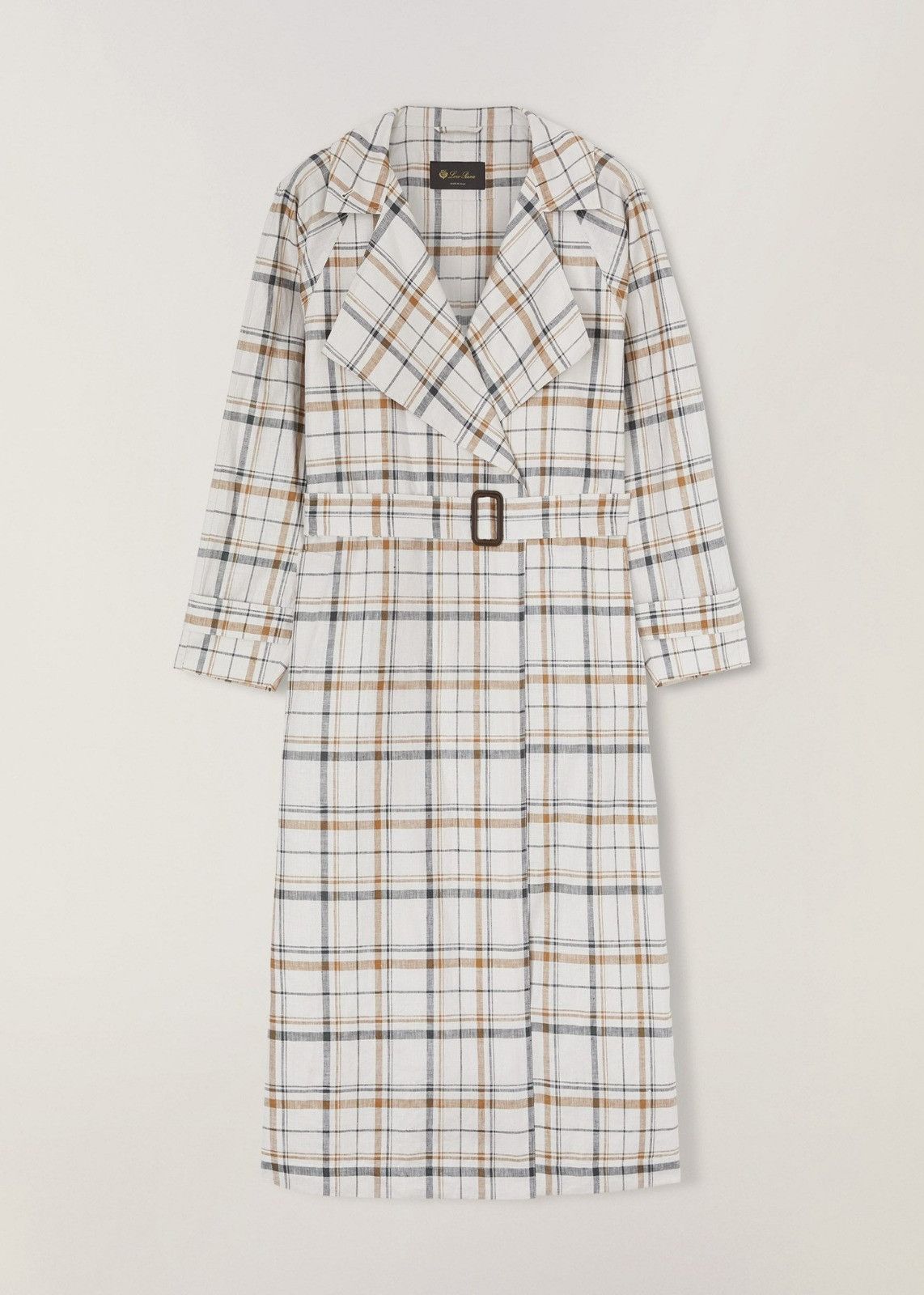 image of Loro Piana O1Srvl11E0424 Coat In White, Women's (Size Medium)