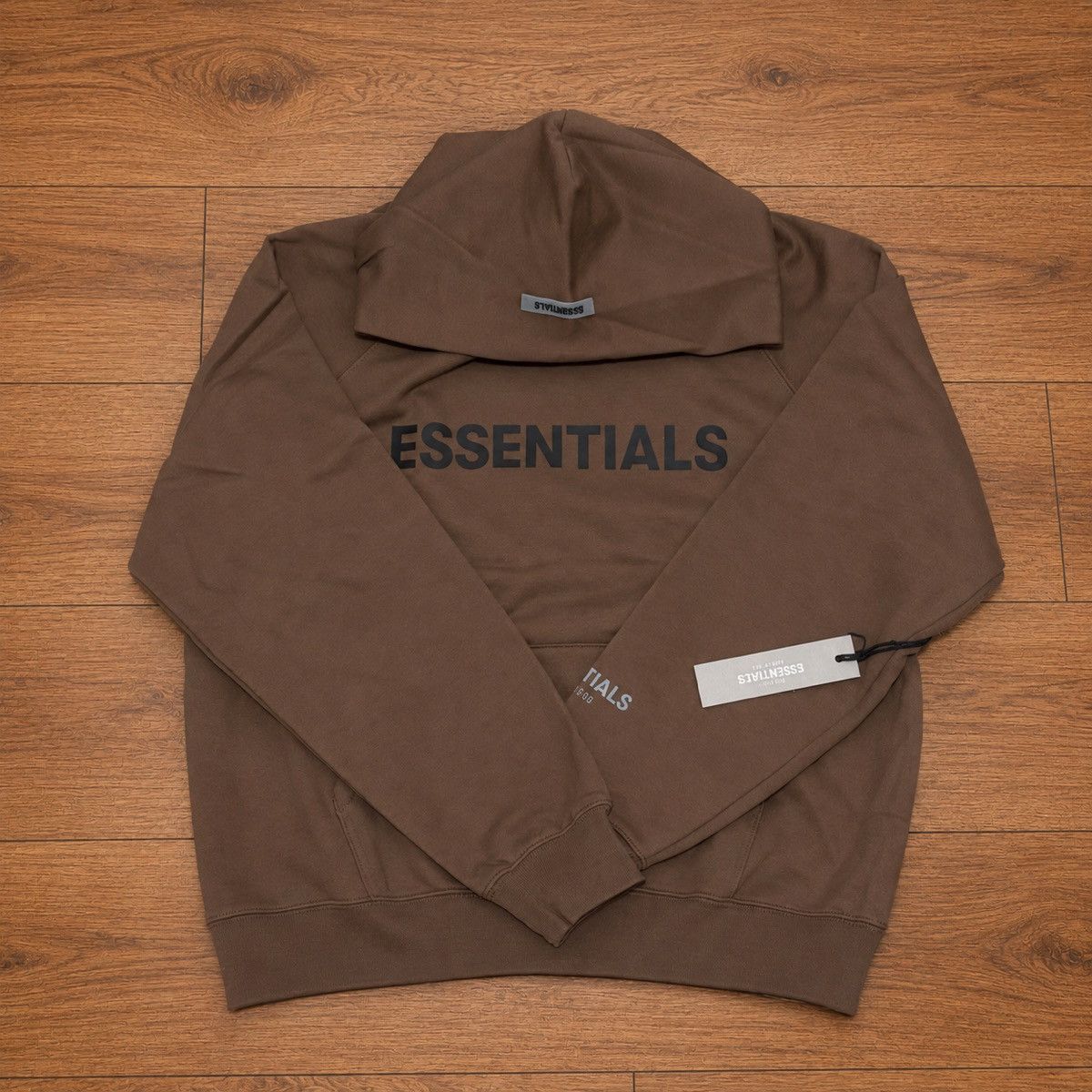 Fear of God FEAR OF GOD ESSENTIAL RAINDRUM BROWN HOODIE Size US S / EU 44-46 / 1 - 1 Thumbnail