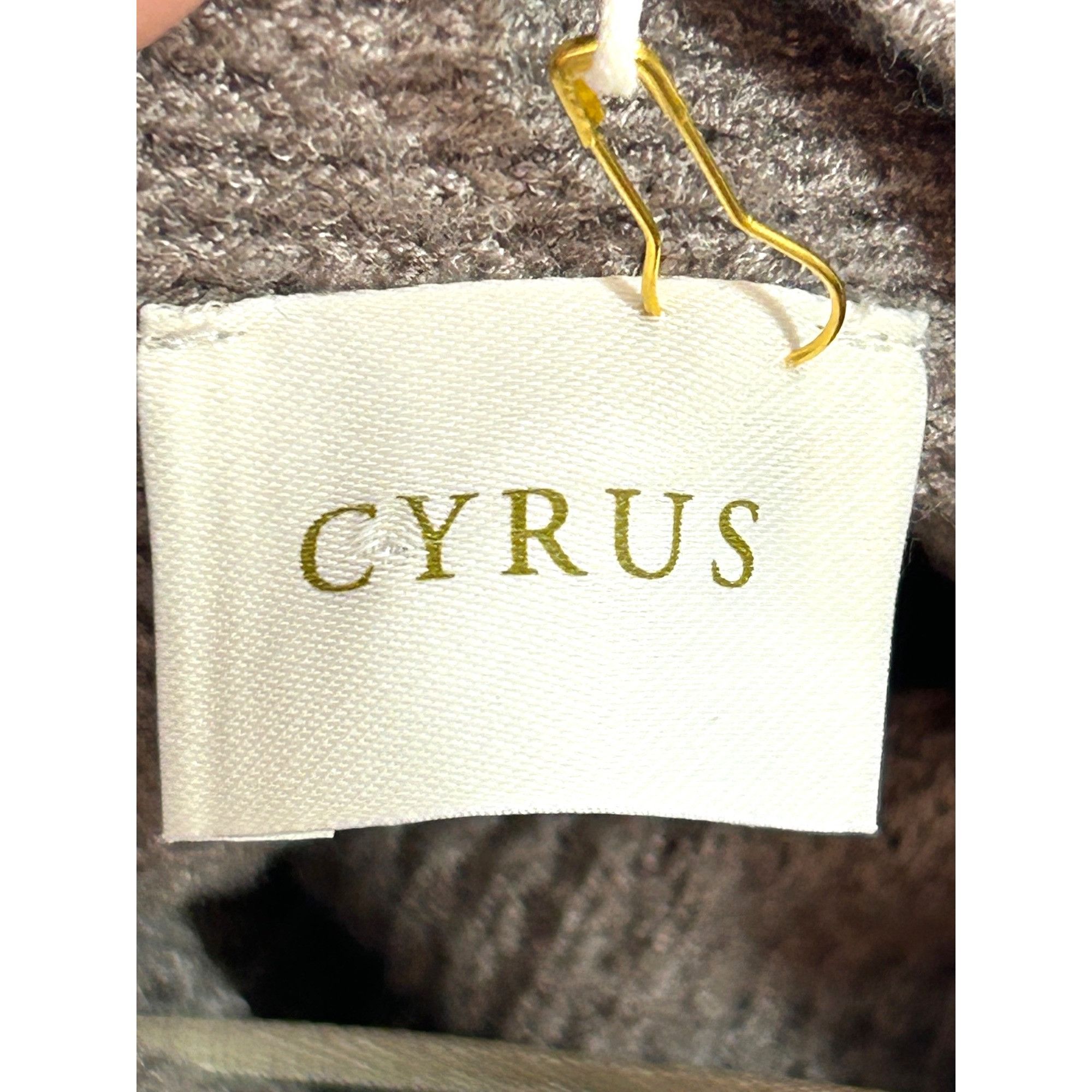 Other Cyrus Sweater S Mock Neck Long Sleeve Taupe (Cinder) Oversiz Size S / US 4 / IT 40 - 7 Thumbnail
