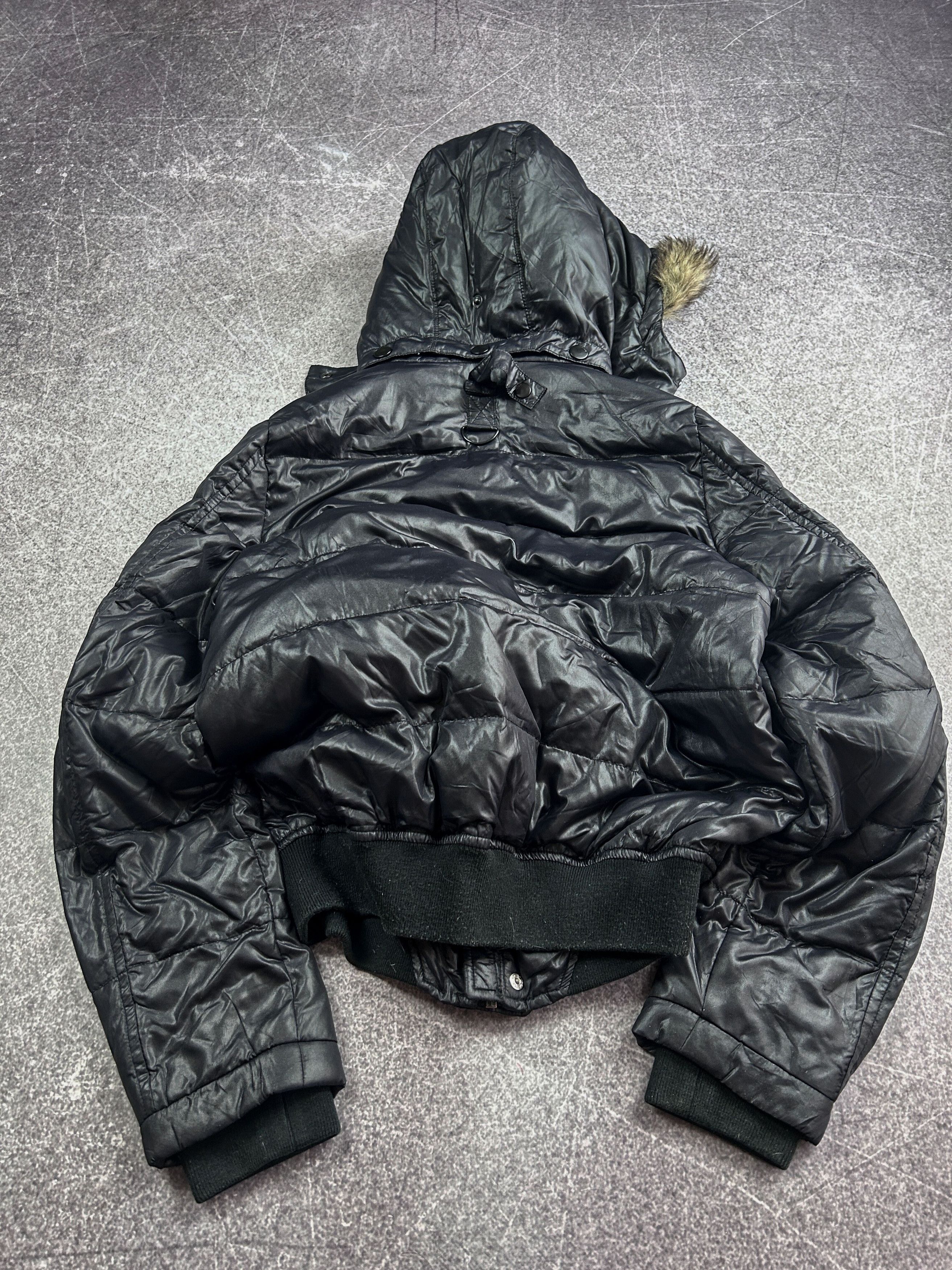 Diesel VTG Yohji Yamamoto If Six Was Nine Style Fur Bomber Jacket Size US S / EU 44-46 / 1 - 6 Thumbnail