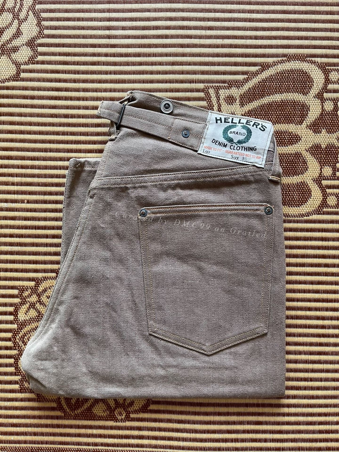 Warehouse & Co. Warehouse Heller's Cafe 1922 Khaki Jeans W30 Size US 30 / EU 46 - 1 Thumbnail