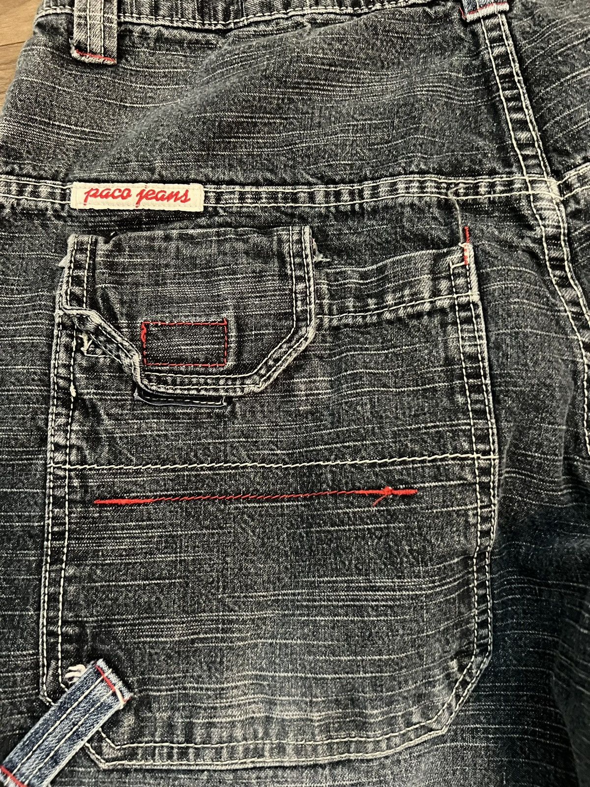 JNCO × Japanese Brand × Vintage Vintage Y2K Paco Jeans Baggy Zipper Jeans Size US 34 / EU 50 - 6 Thumbnail