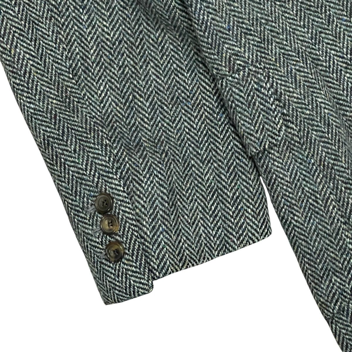 Harris Tweed Vintage Harris Tweed Vightex Custom Herringbone Wool Blazer Size 42R - 13 Thumbnail