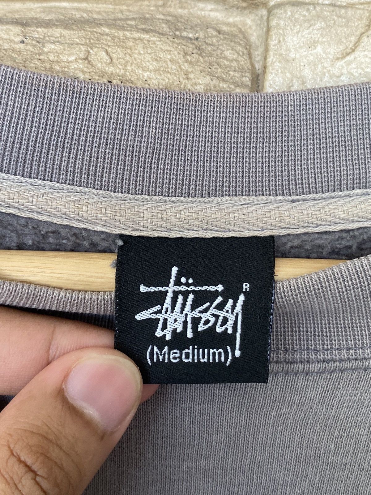 Stussy Rare Vintage Stussy Spellout Logo Sweatshirt Faded Size US M / EU 48-50 / 2 - 11 Thumbnail