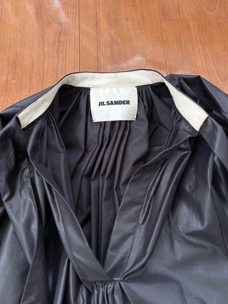 Jil Sander Jil Sander size 32 Black pleated shirt Size 4XL / US 24-26 - 3 Thumbnail