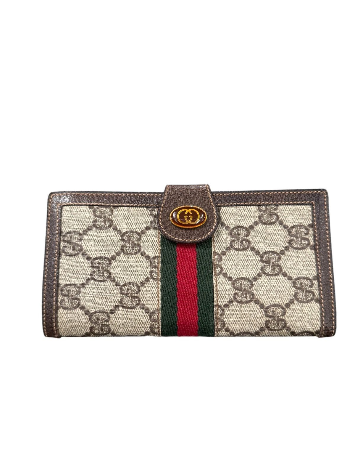 Vintage AUTHENTIC VINTAGE GUCCI LONG WALLET Size ONE SIZE - 1 Thumbnail