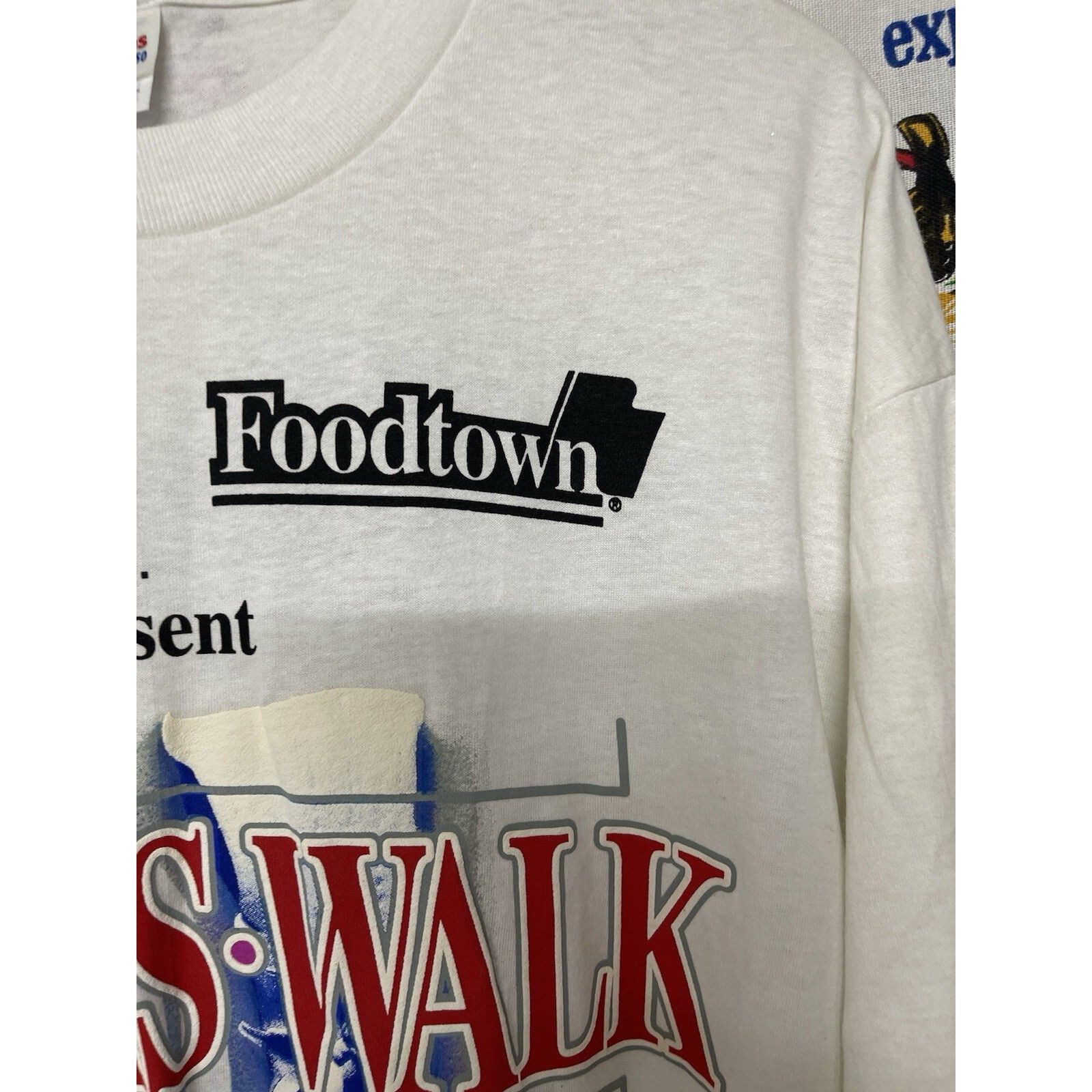 Fruit Of The Loom VTG 1997 MS WALK MULTIPLE SCLEROSIS T-SHIRT FLEET BANK SINGL Size US XL / EU 56 / 4 - 5 Thumbnail