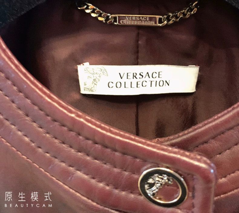 Versace Versace Genuine leather zipper leather jacket Size S / US 4 / IT 40 - 3 Thumbnail