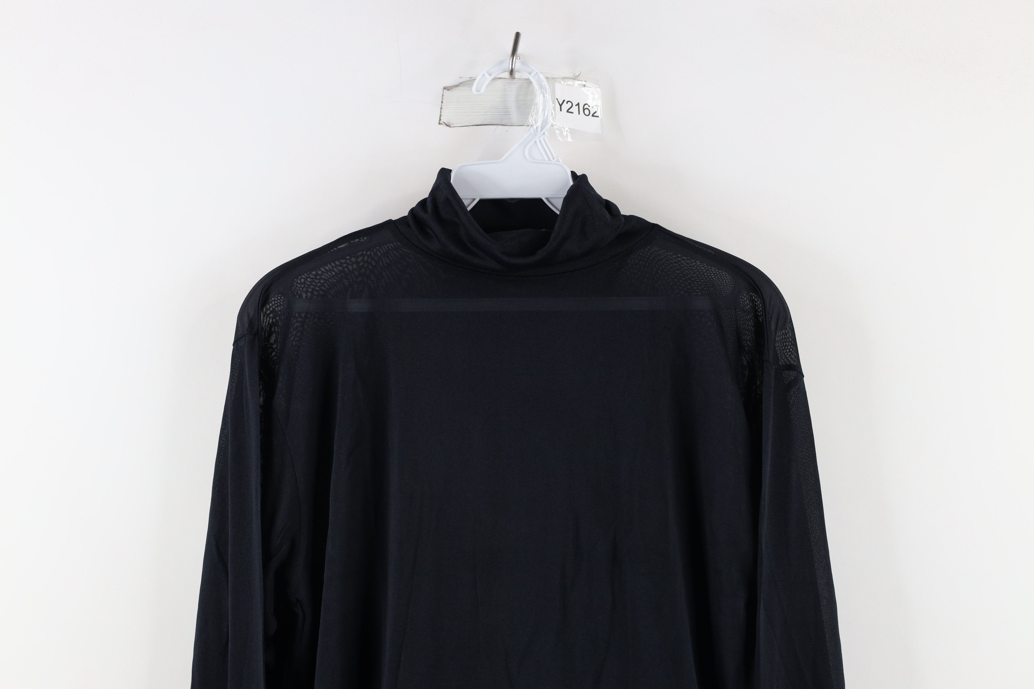 L.L. Bean × Vintage Vintage 90s LL Bean Silk Turtleneck T-Shirt Black Size L / US 10 / IT 46 - 2 Thumbnail