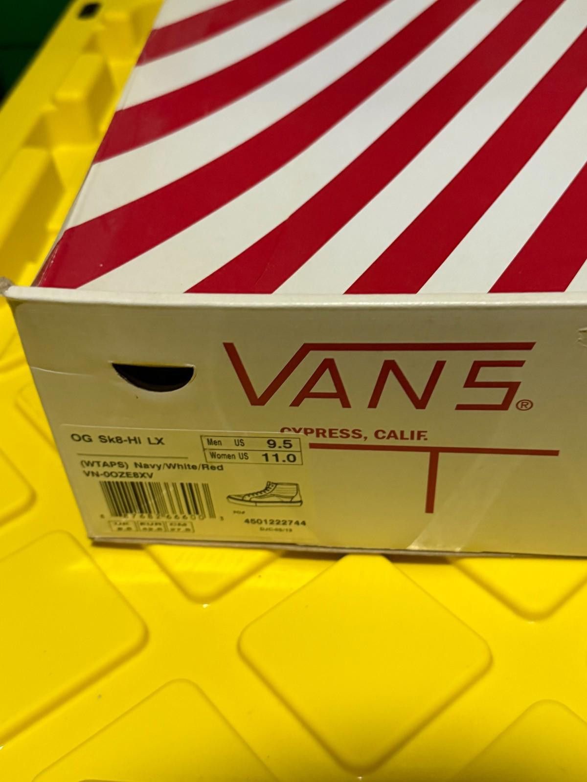Vans Size 9.5 - Vans OG Sk8- LX High WTAPS Size US 9.5 / EU 42-43 - 3 Thumbnail