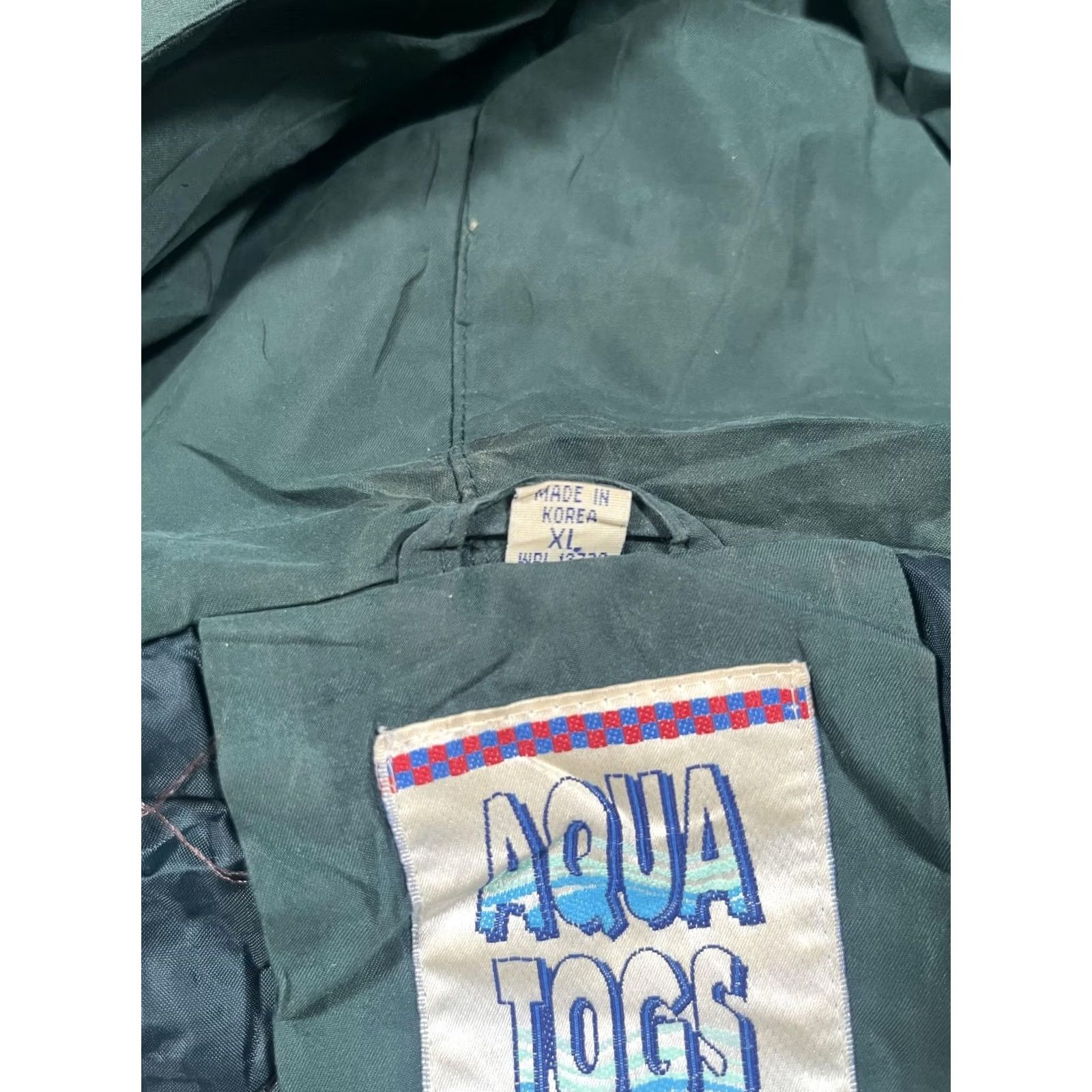 AQUA VINTAGE Aqua Togs Coat Parka Mens XL Green Hooded Quilted Insulated Winter Coat Size US XL / EU 56 / 4 - 3 Thumbnail