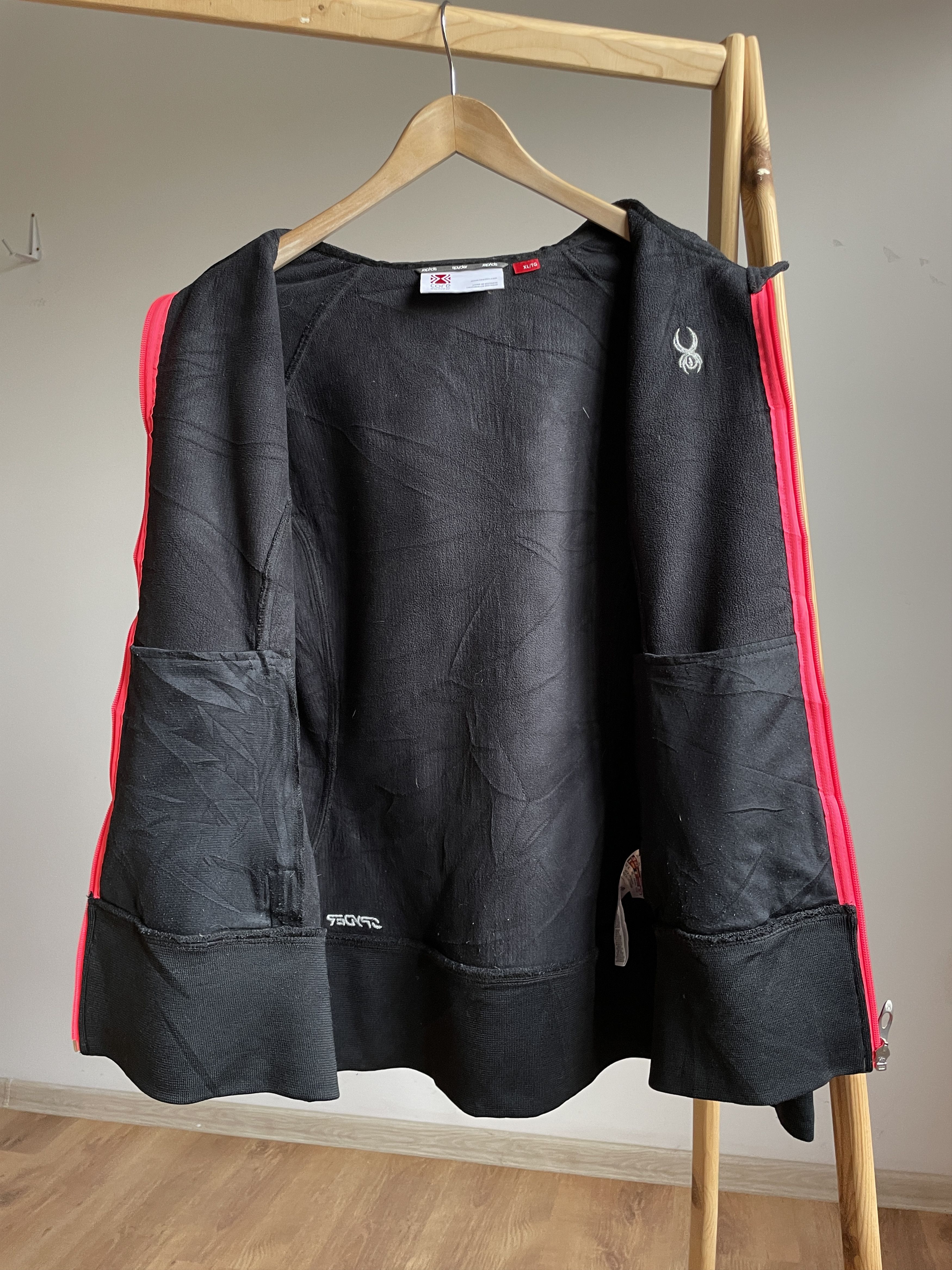 Spyder Spyder Womens Core Sweater Fleece Lined Zip Hoodie Size XL Size XL / US 12-14 / IT 48-50 - 3 Thumbnail
