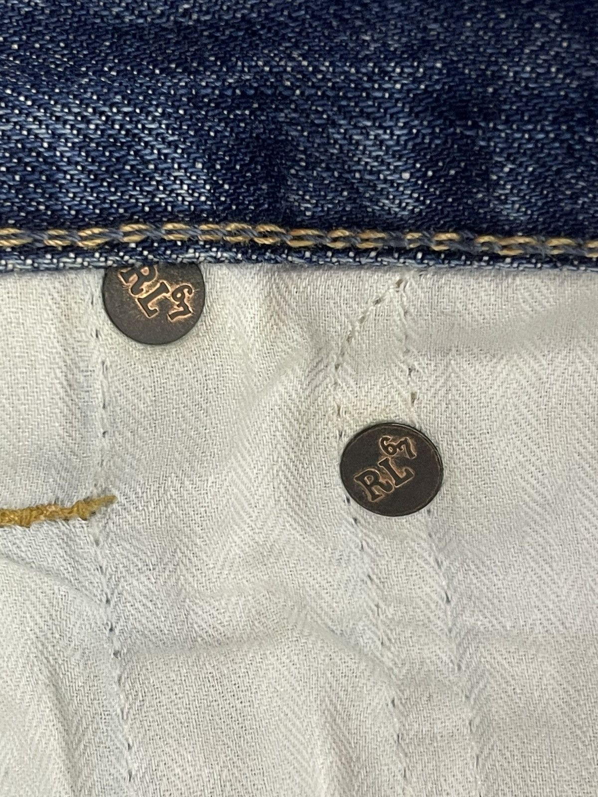 RRL Ralph Lauren Vintage Polo Ralph Lauren Baggy Distressed Denim Size US 36 / EU 52 - 10 Thumbnail