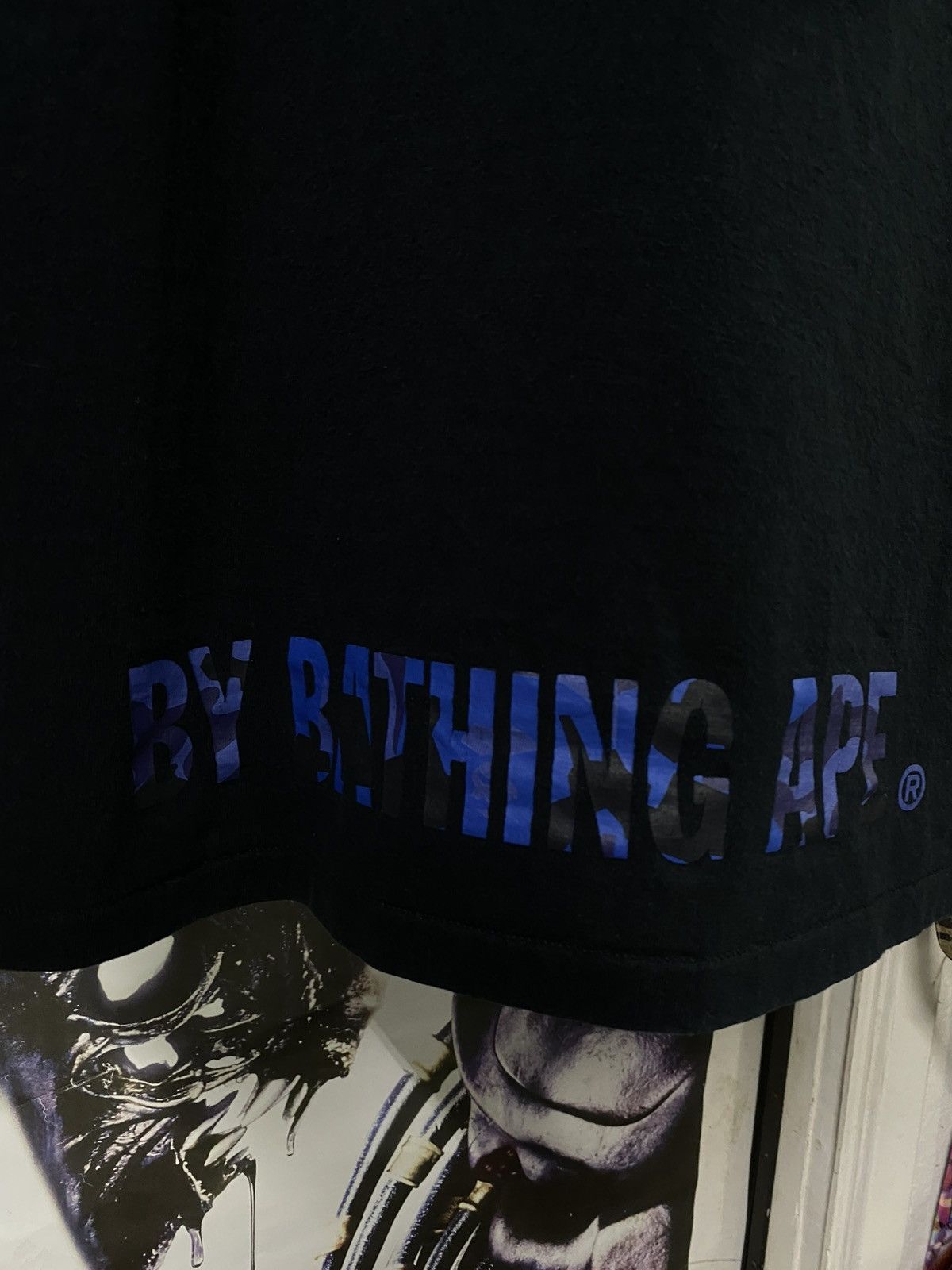 Bape A Bathing Ape Blue Camo Bape Head T-Shirt Fits Medium Size US M / EU 48-50 / 2 - 10 Thumbnail