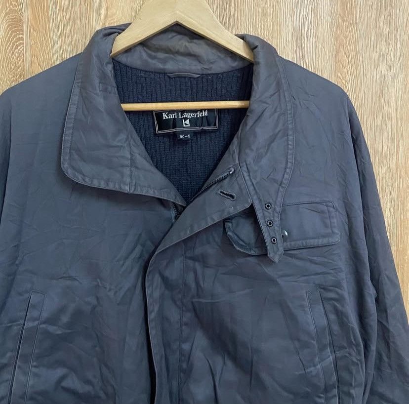 Karl Lagerfeld × Vintage Vtg Karl Lakerfeld Bomber Jacket Size US M / EU 48-50 / 2 - 3 Thumbnail