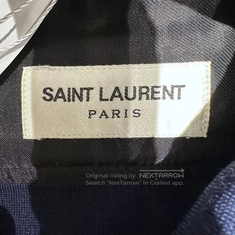 Yves Saint Laurent YSL Navy Blue Women's Jacket Size M . Size M / US 6-8 / IT 42-44 - 3 Thumbnail