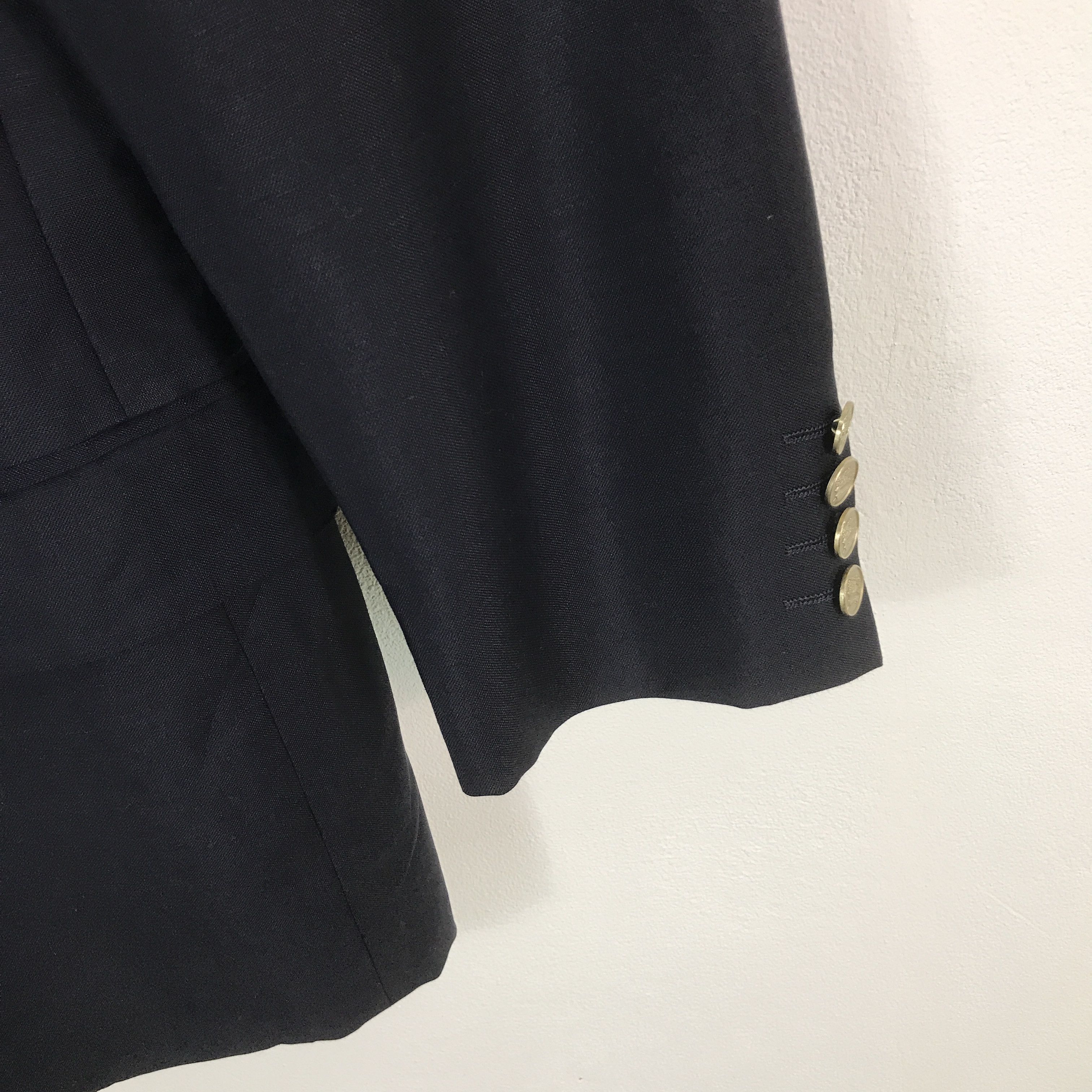 Burberry × Japanese Brand burberrys Blazer gold button coat jacket Size US L / EU 52-54 / 3 - 6 Thumbnail