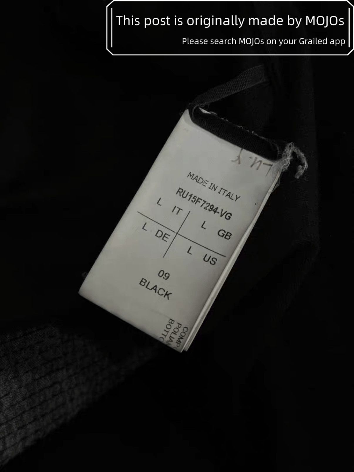 Rick Owens Sz L Rick Owens 15AW Unevenness Shirt mojos491911 Size US L / EU 52-54 / 3 - 9 Thumbnail