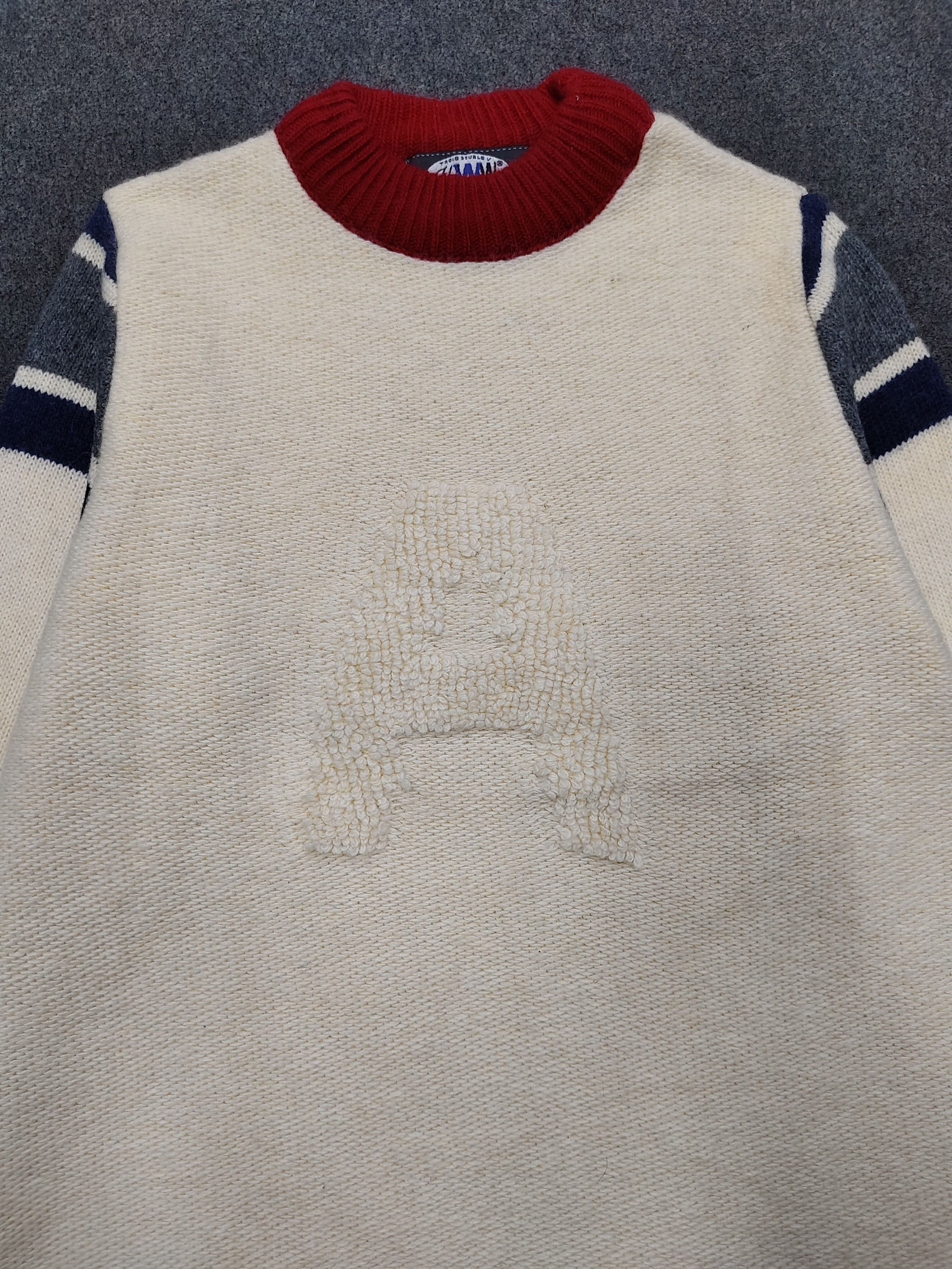 Vintage 🔥Vtg Trois Double France Wool Knitwear Size US S / EU 44-46 / 1 - 2 Thumbnail