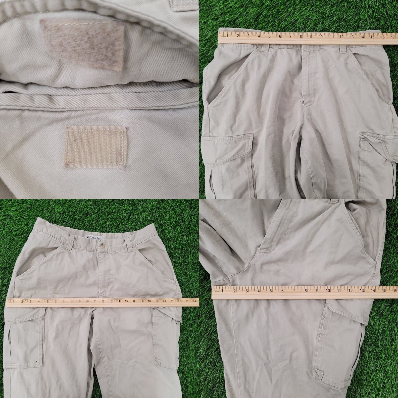 Vintage VINTAGE Columbia Cargo Pants 32x29 Beige Mens Regular 90s Outdoor Utility Retro Size US 32 / EU 48 - 9 Thumbnail