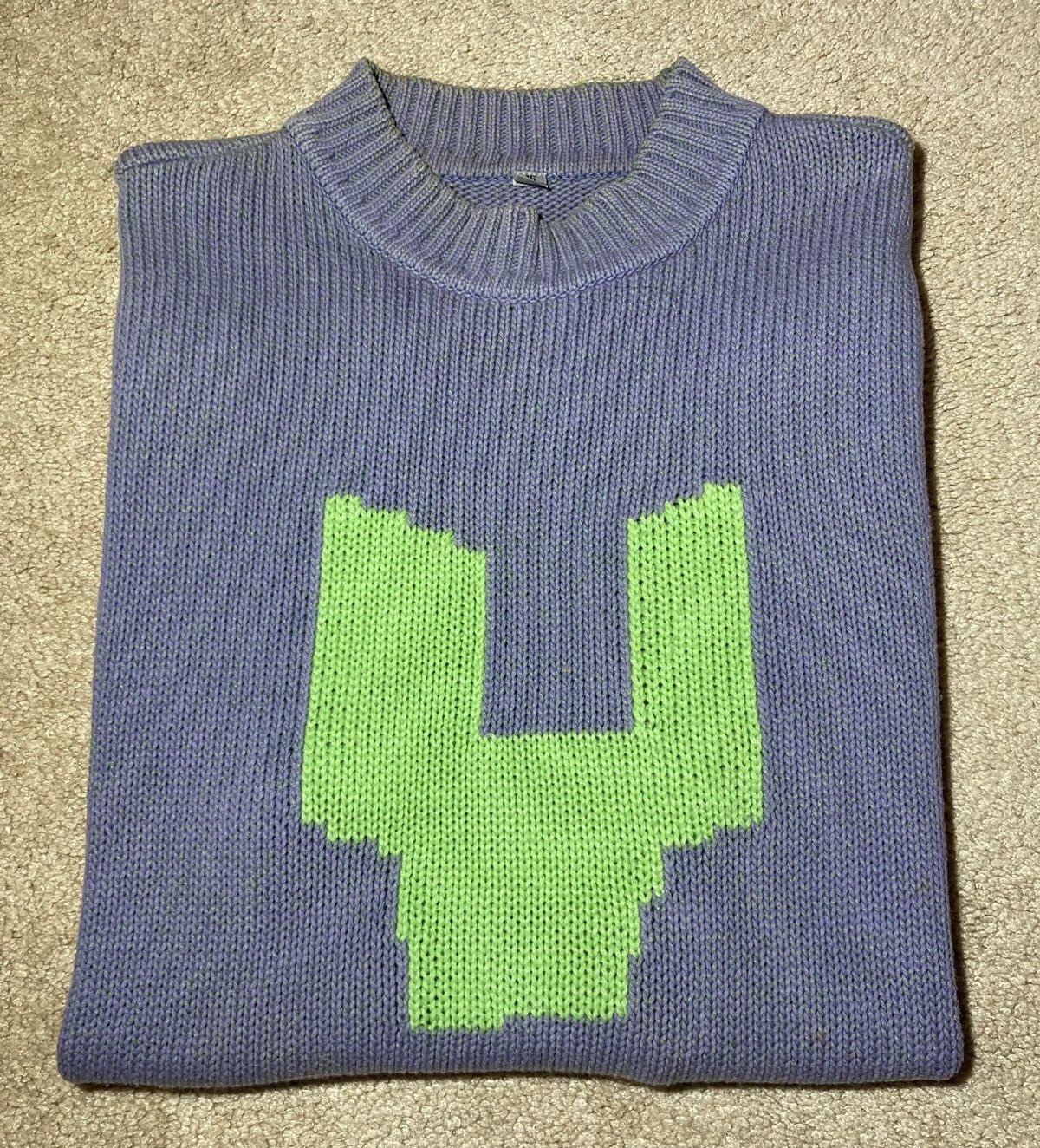 Lad Musician SS99 Lad Musician Cactus Knit Sleeveless Sweater 46 1999 90s Size US L / EU 52-54 / 3 - 1 Thumbnail