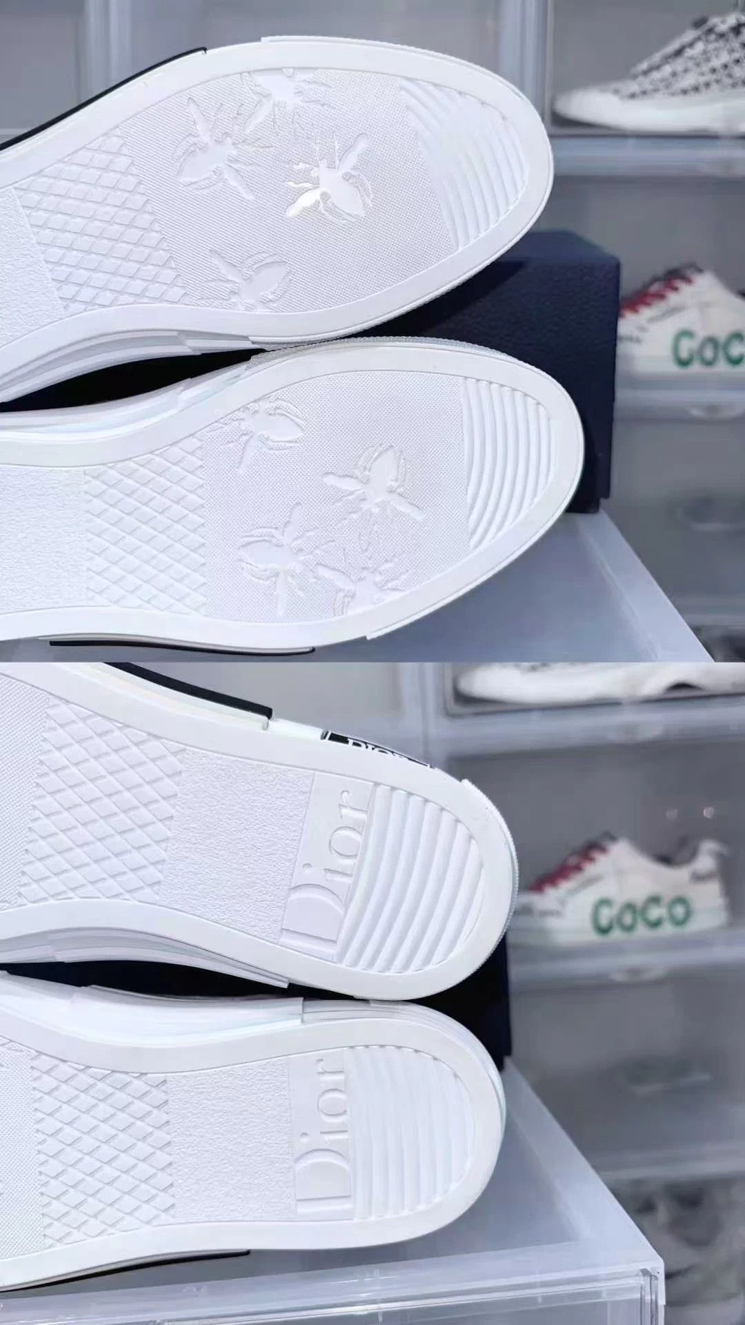Dior Dior B23 Oversized Oblique Print White/Red 41.5 Size US 8.5 / EU 41-42 - 7 Thumbnail