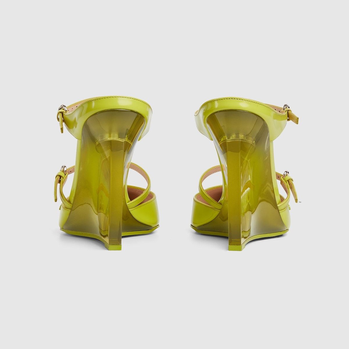 Gucci oc11z1025 Wedge Mules in Green Size US 5 / IT 35 - 4 Thumbnail