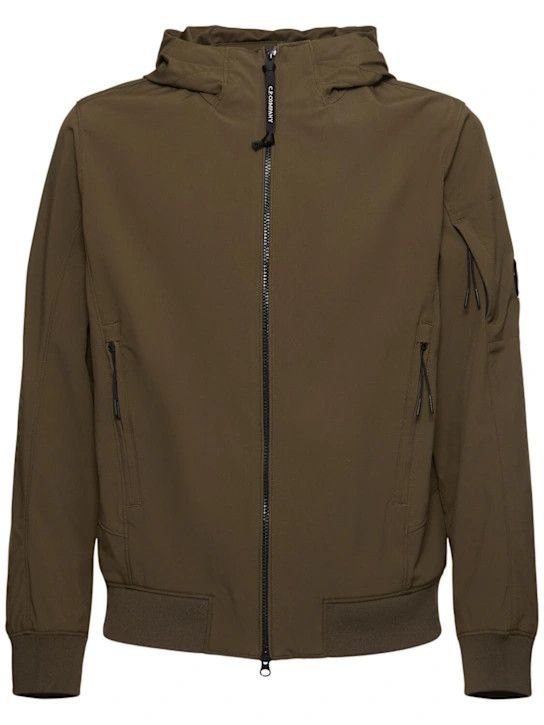 o1lsvrm0425 Shell-R Hooded Jacket in Green