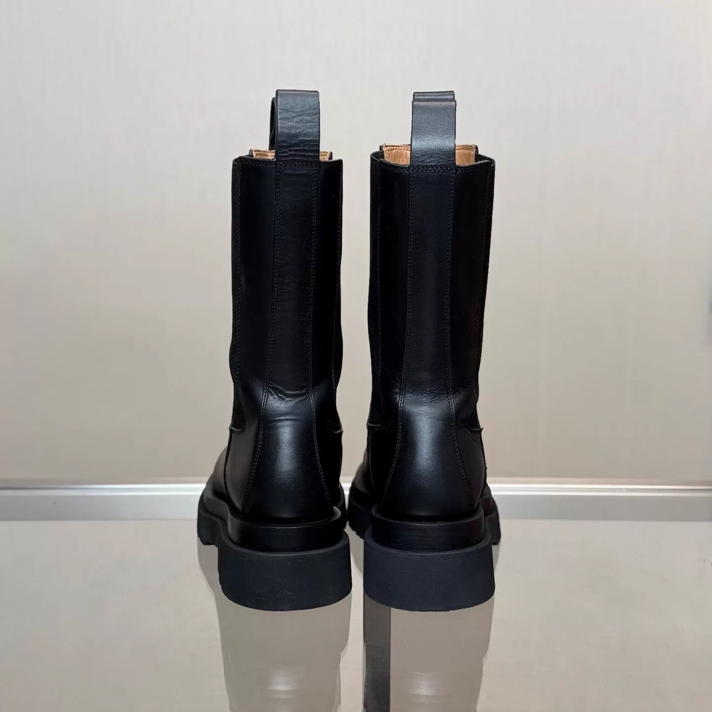 Bottega Veneta Bottega Veneta Black Mid-Calf Boots Size 38.5 98 Size US 8 / IT 38 - 5 Thumbnail