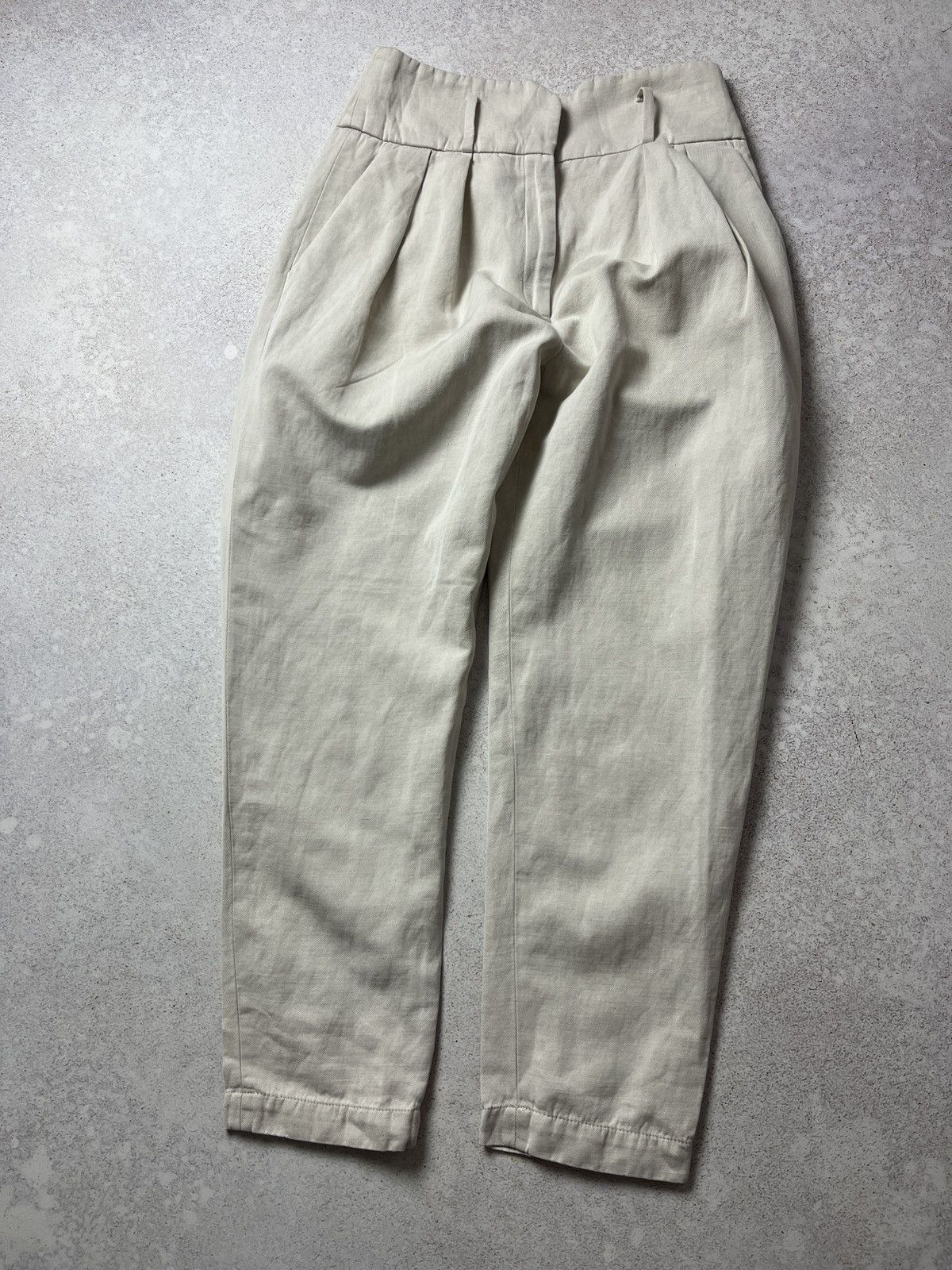 Iro Iro Women's Yila Cotton-Linen Tapered High-Rise Pants Size 26" / US 2 / IT 38 - 1 Thumbnail