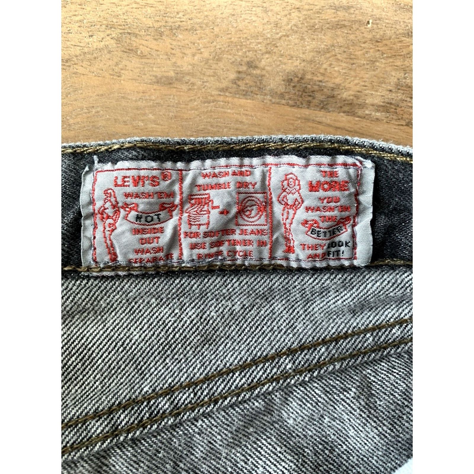 Levi's VINTAGE Levi's 901 Jeans Womens 29x32 High Rise Dark Denim USA 80s 90s City Hipster Logo Retro Straight Womens Size 29" - 4 Thumbnail
