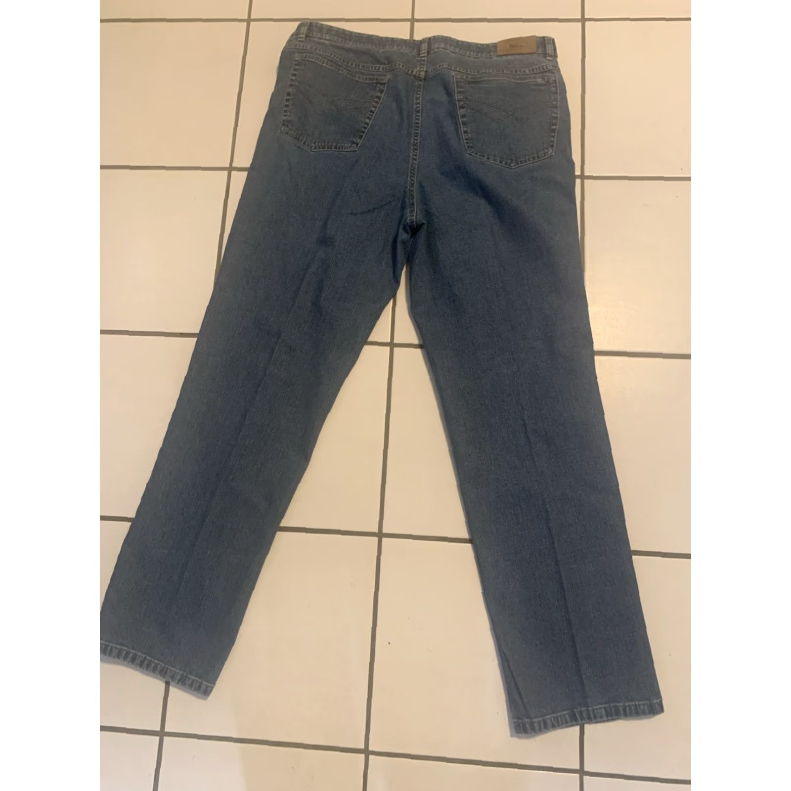 Denime HILTIL Jeans 40x32 Mens Blue Denim Straight Relaxed Fit Casual Size US 34 / EU 50 - 6 Thumbnail