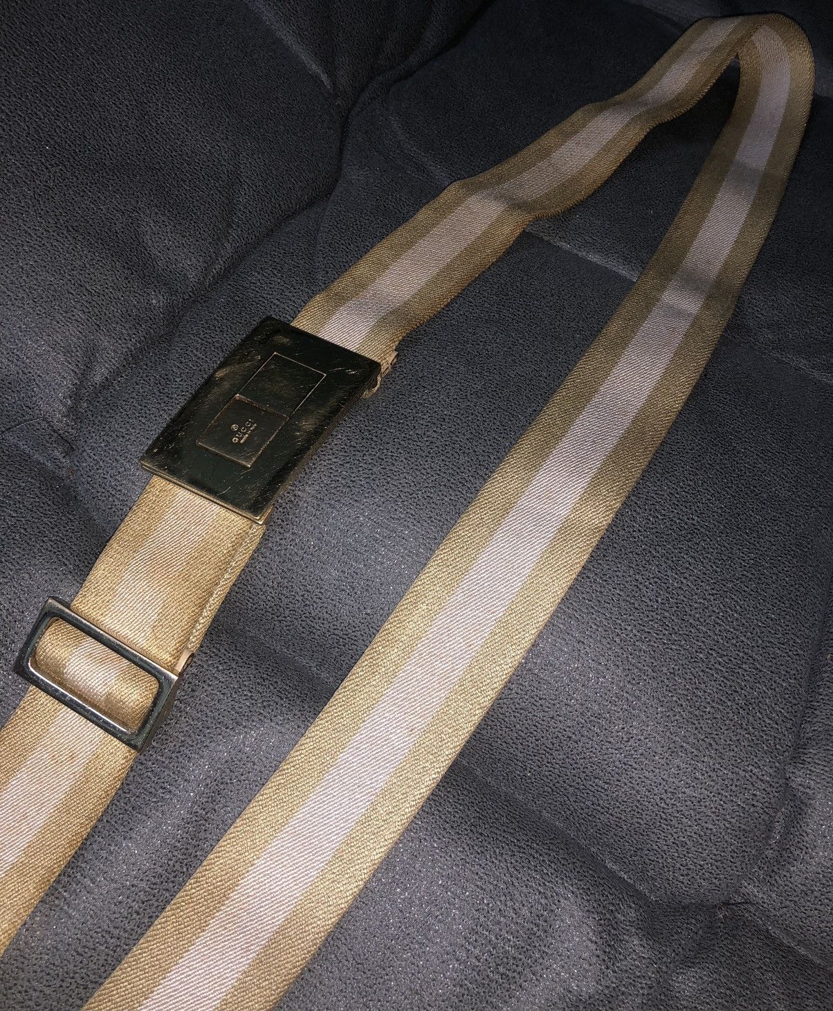 Gucci × Vintage Vintage Gucci Belt Elastic Stretchable Unisex Size ONE SIZE - 2 Thumbnail