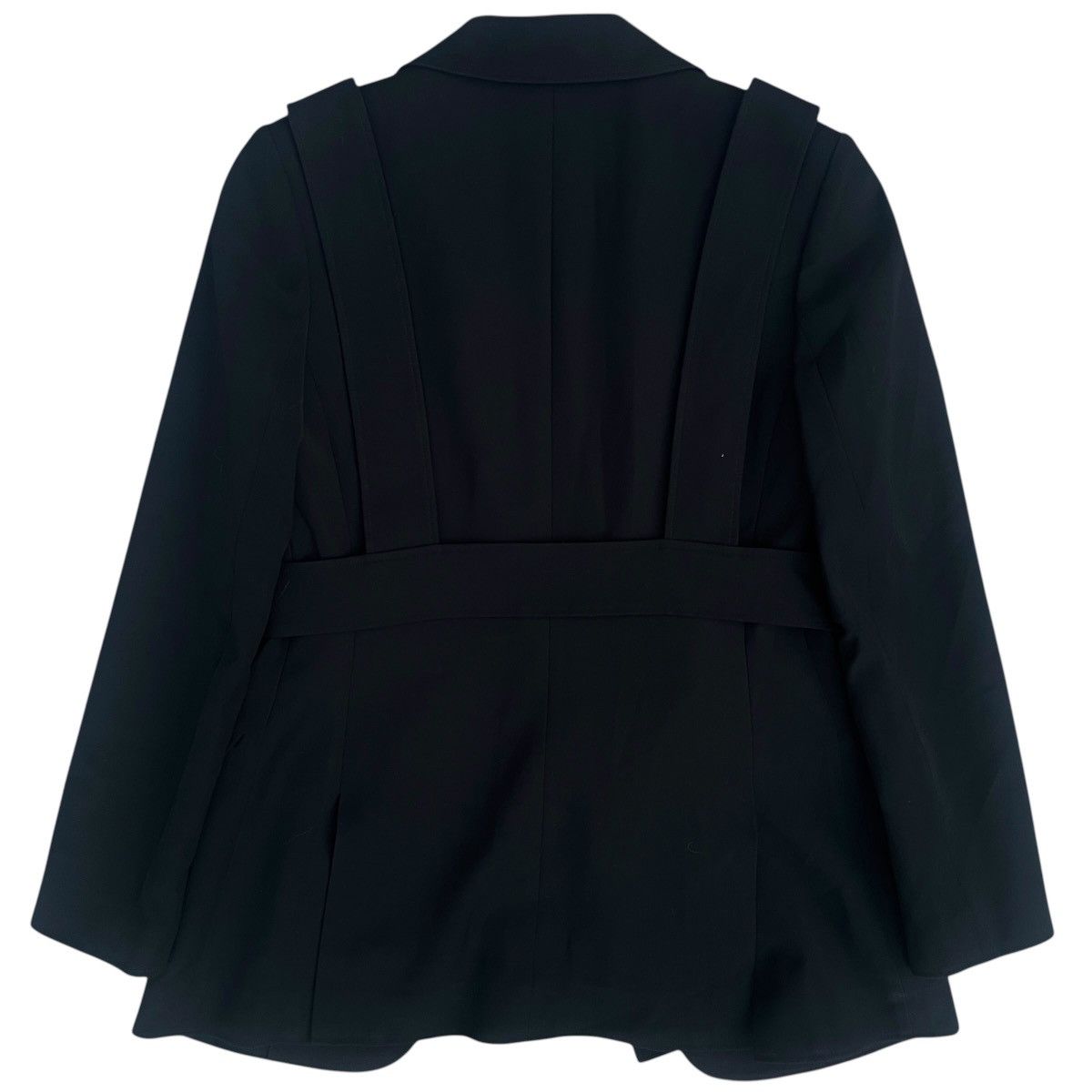 Japanese Brand ADEAM Hanako Maeda Belted Layered Blazer Jacket with Buckle Size M / US 6-8 / IT 42-44 - 6 Thumbnail