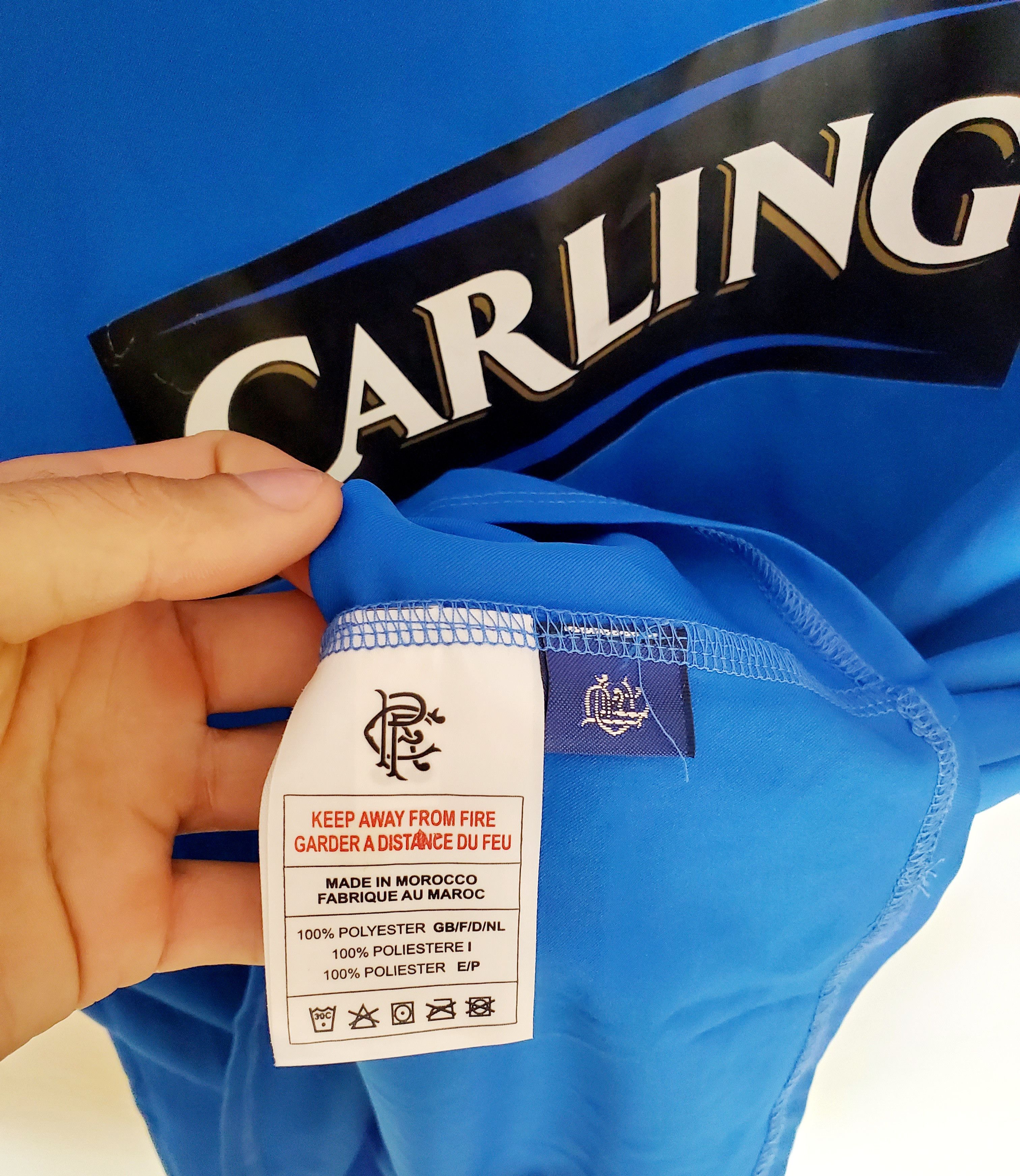 Diadora Diadora Glasgow Rangers FC 2003 2004 Home Soccer Jersey M Size US M / EU 48-50 / 2 - 4 Thumbnail