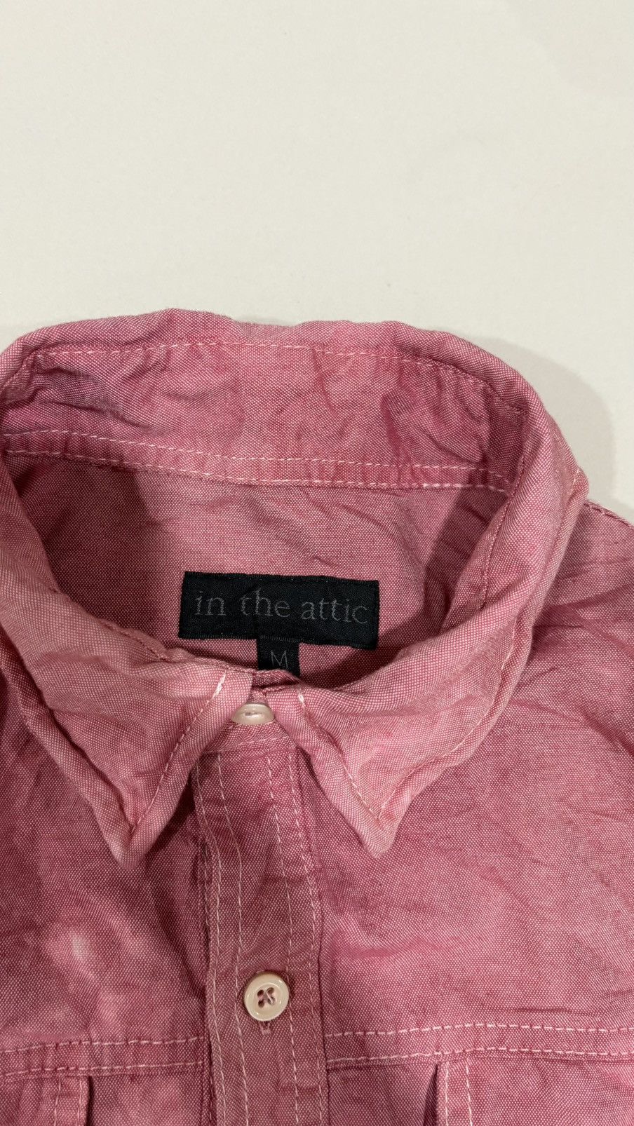 In The Attic IN THE ATTIC wire collar tye dye shirt Size US M / EU 48-50 / 2 - 4 Thumbnail