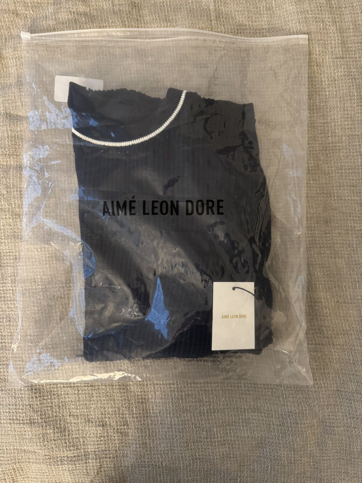 Aime Leon Dore ALD Navy Mesh Knit Long-Sleeve Tee Size US L / EU 52-54 / 3 - 2 Thumbnail