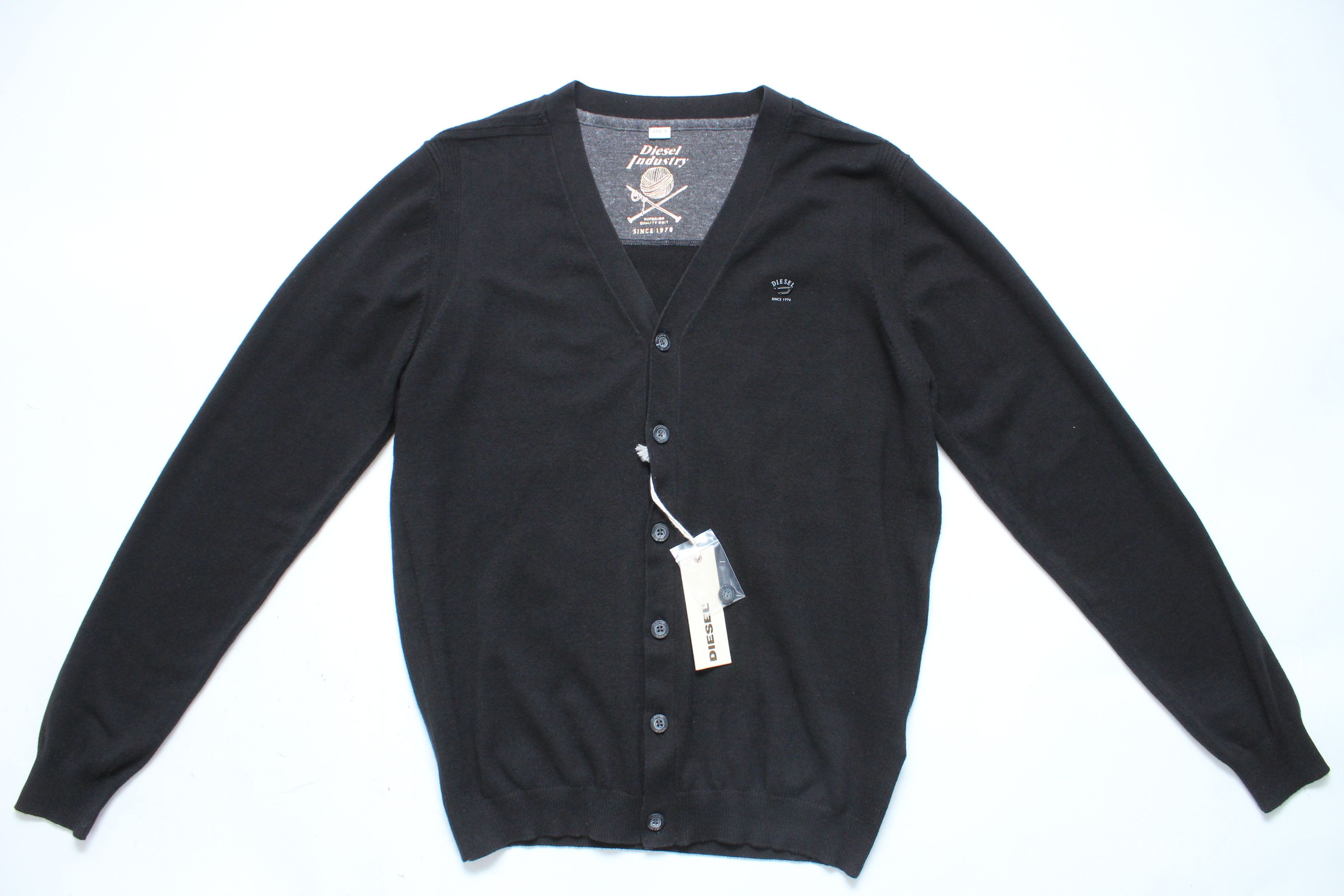 Diesel Cardigan Sweater Mens Size S Vintage Rare Hype