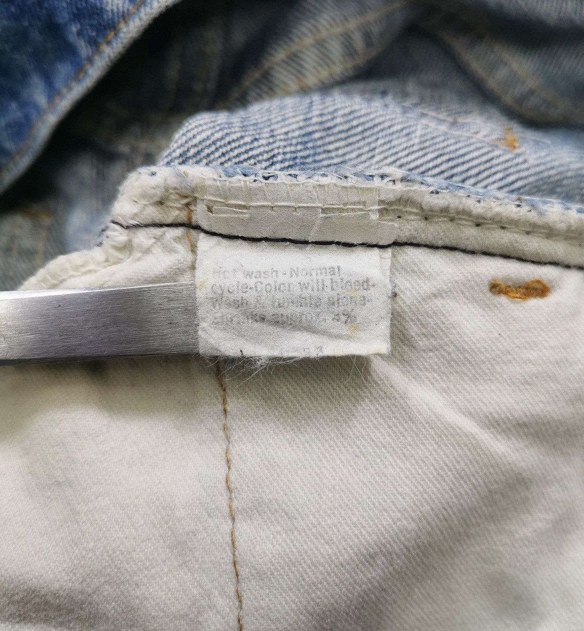 Levi's Levis Vintage Bootcut Denim Jeans Very Rare 70s-80s Size US 28 / EU 44 - 8 Thumbnail