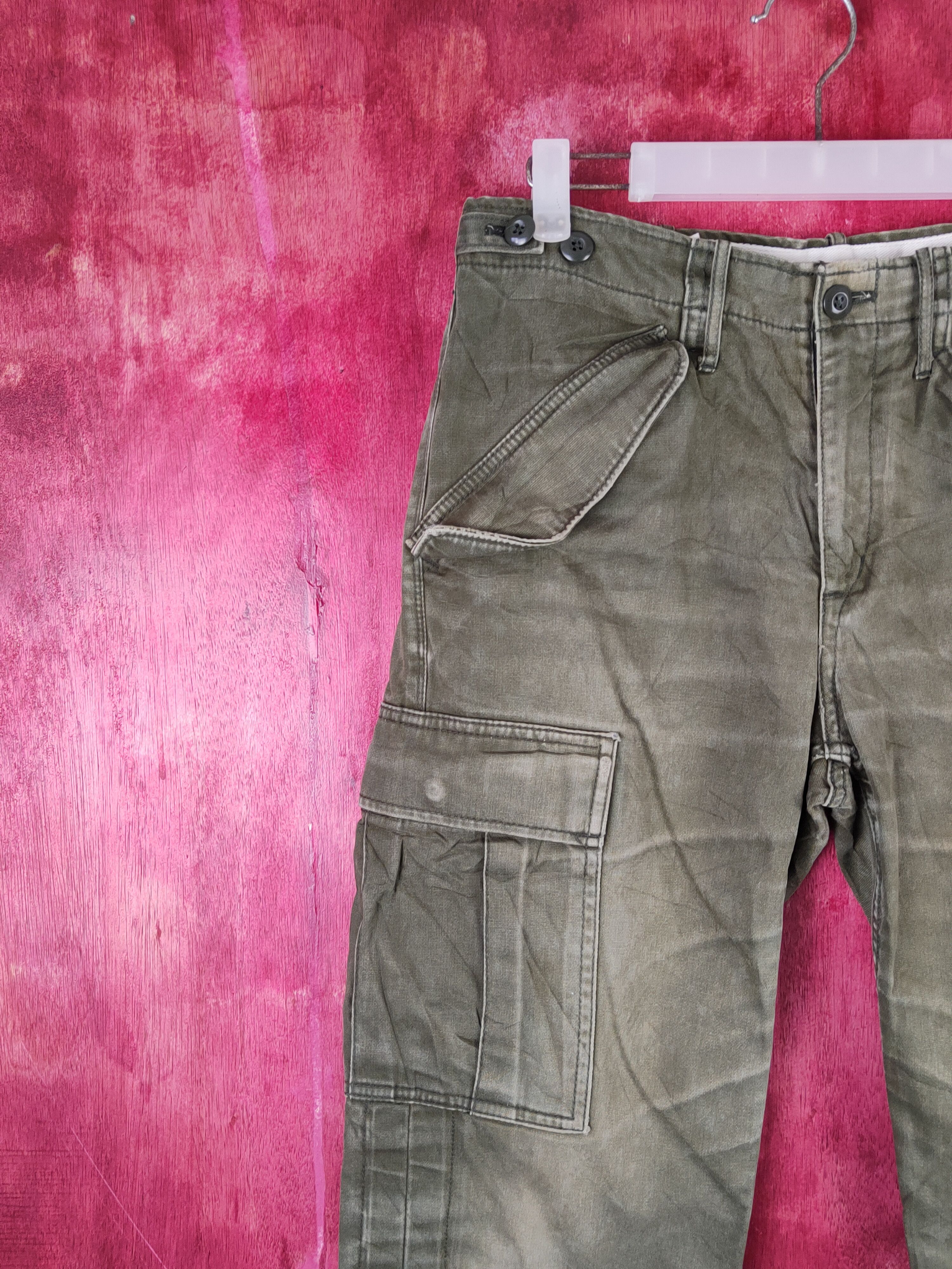 Gap Gap Green Multipocket Tactical Cargo Pants #S1796 Size US 30 / EU 46 - 3 Thumbnail