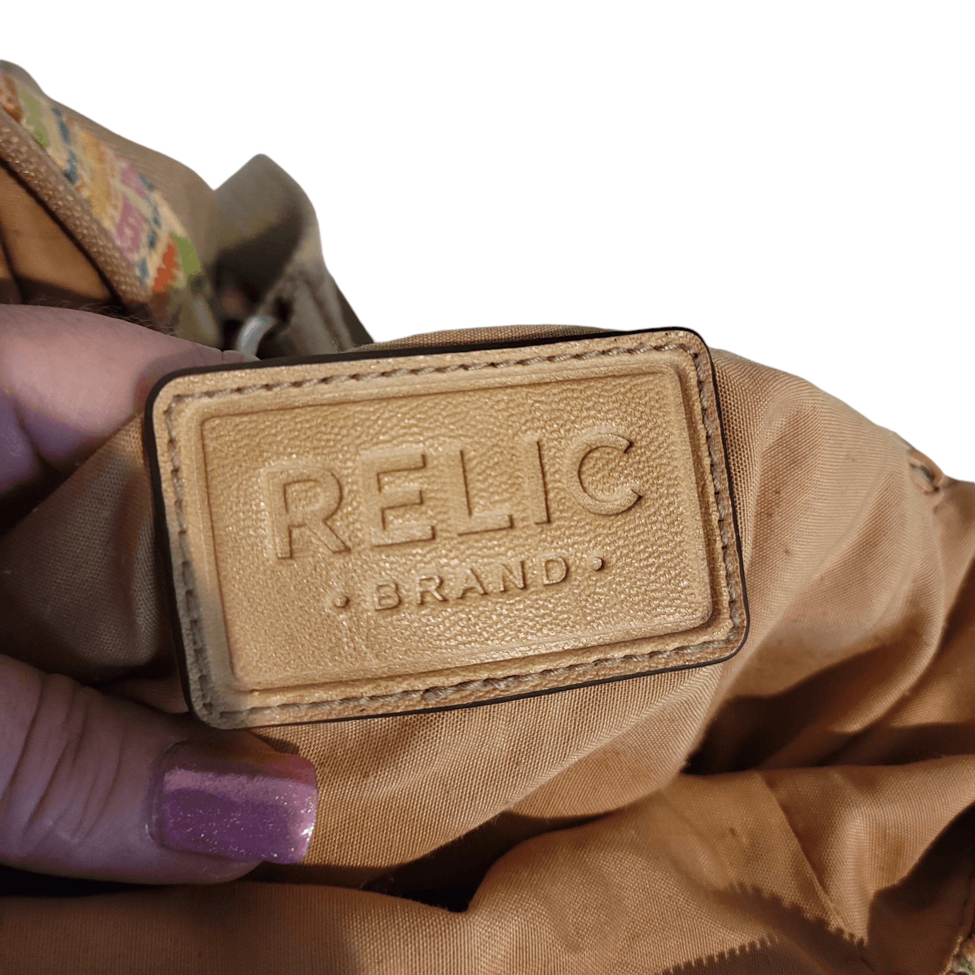 Relic Relic Tan Canvas Butterfly Bag Medium Large Size ONE SIZE - 12 Thumbnail